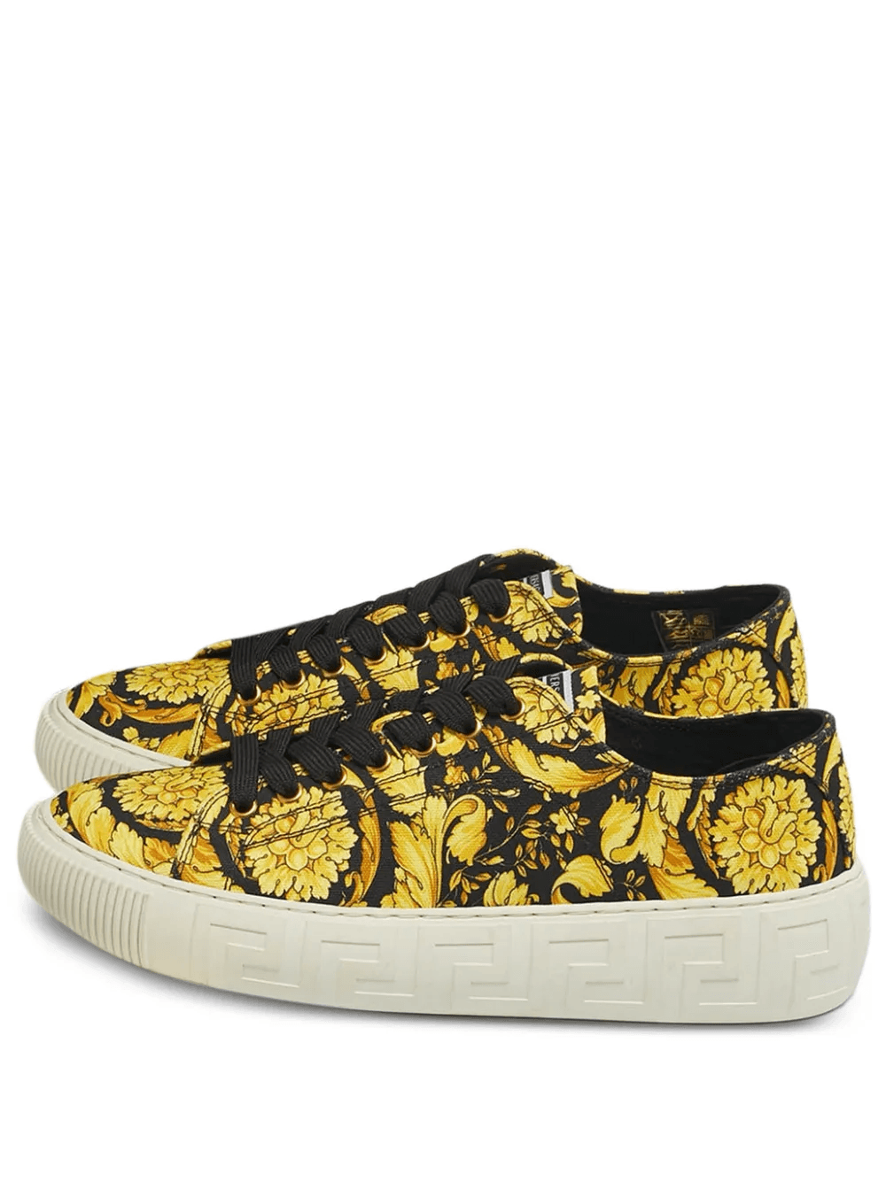 Barocco-print Greca sneakers - Image 1