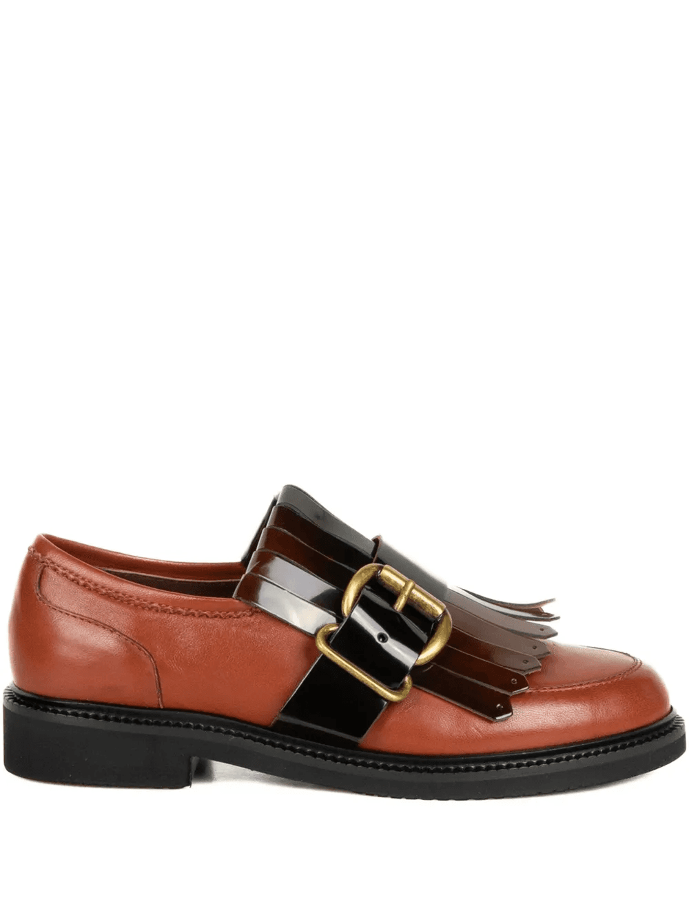 fringed-buckle loafers - Image 1