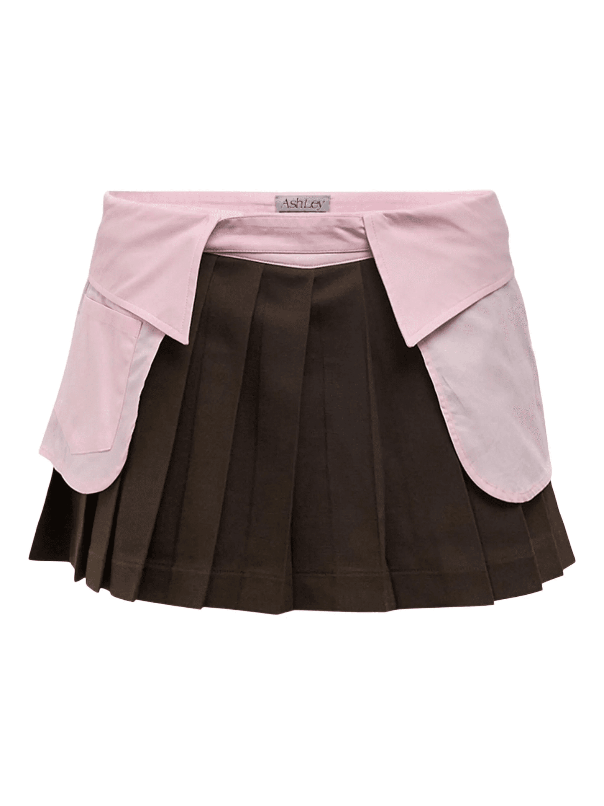 pleated mini skirt - Image 1