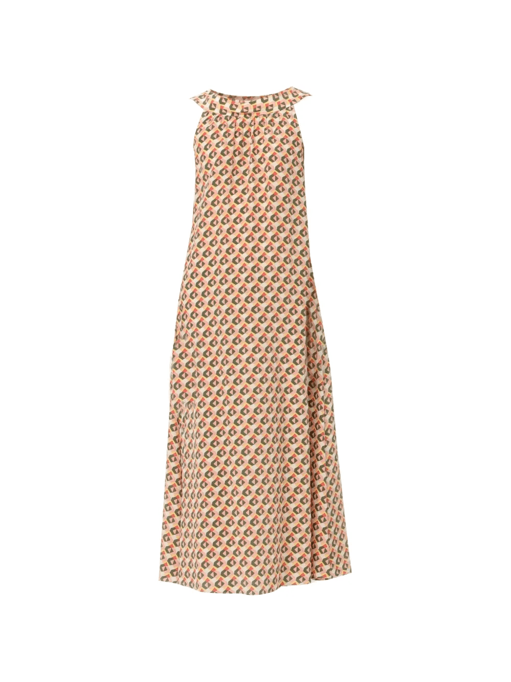 geometric-print midi dress - Image 1