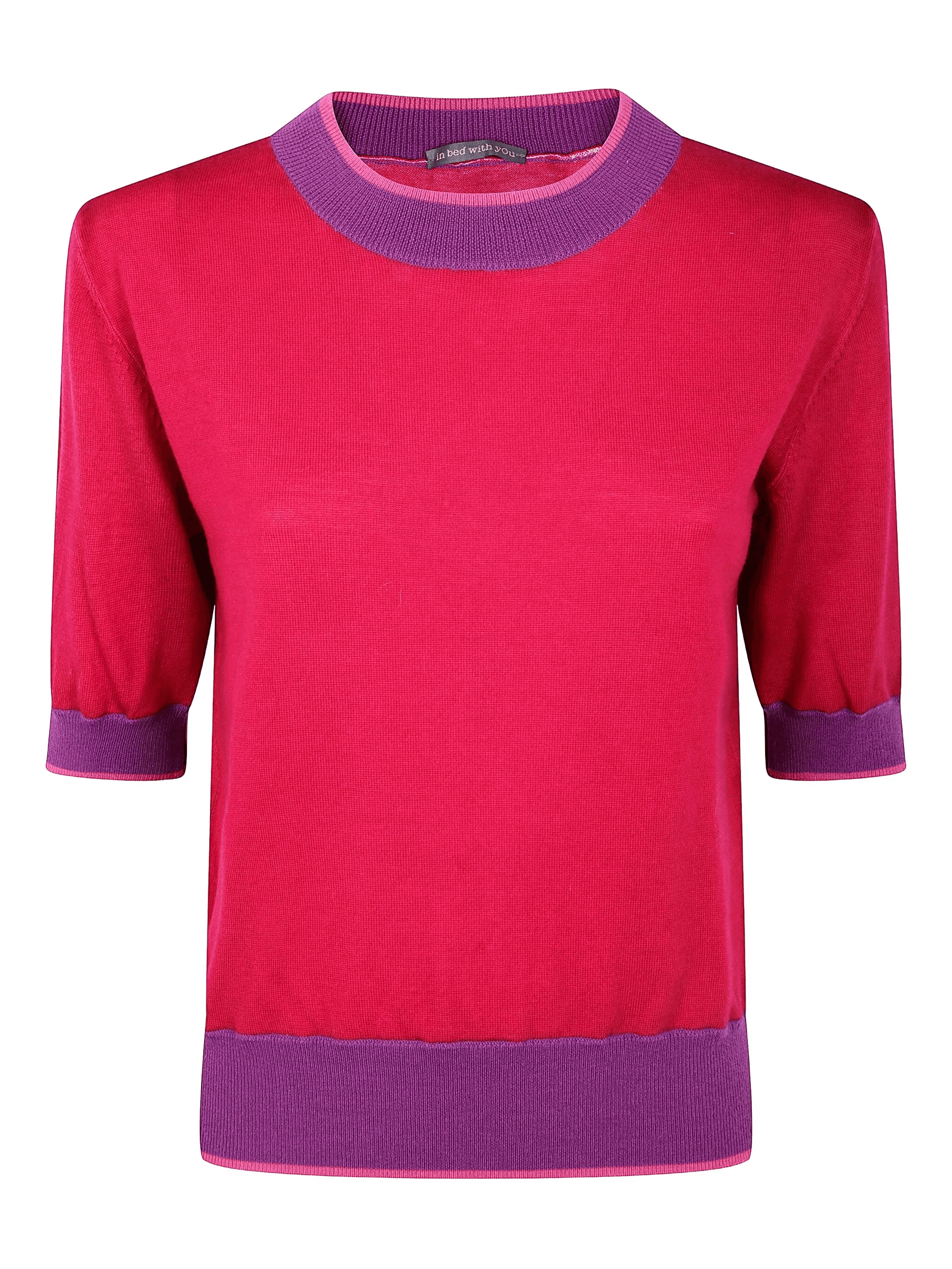 contrasting-trim jumper - Image 1