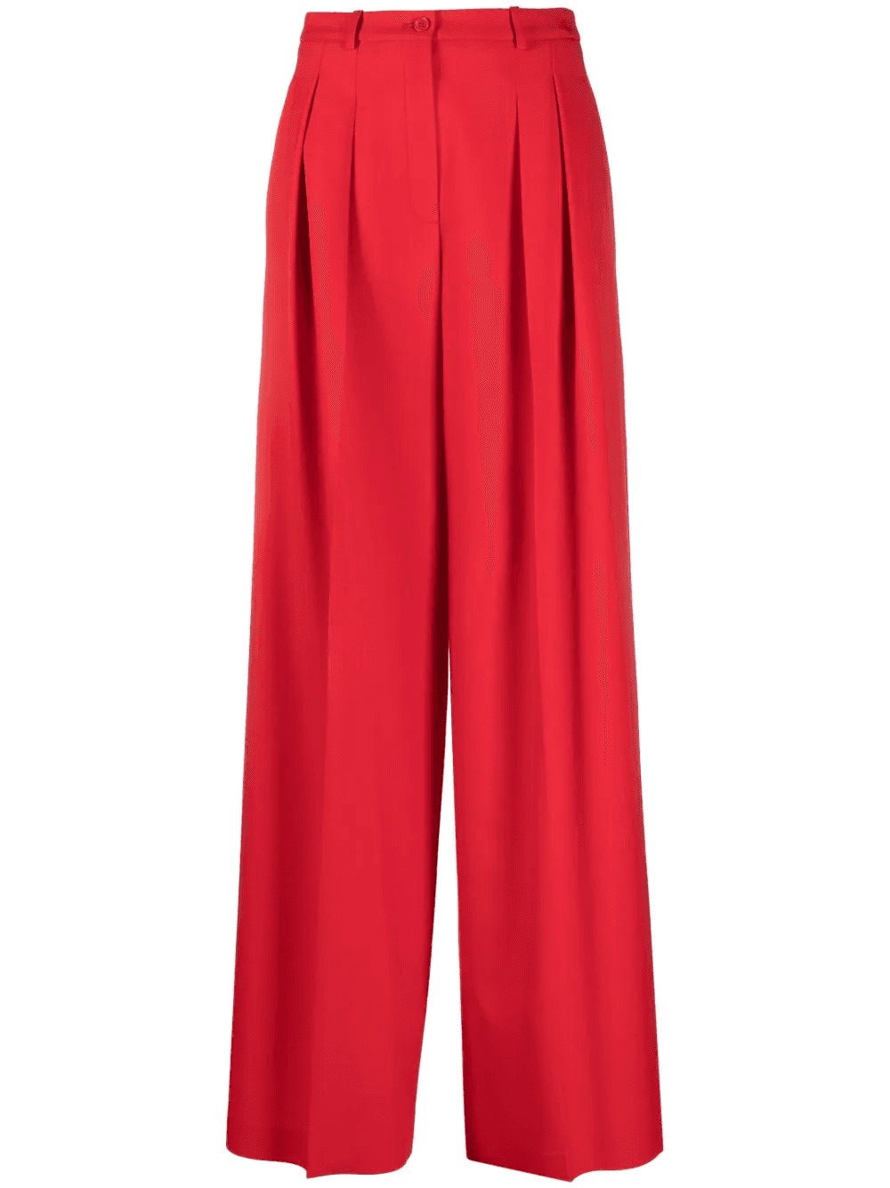 box-pleat wool palazzo trousers - Image 1