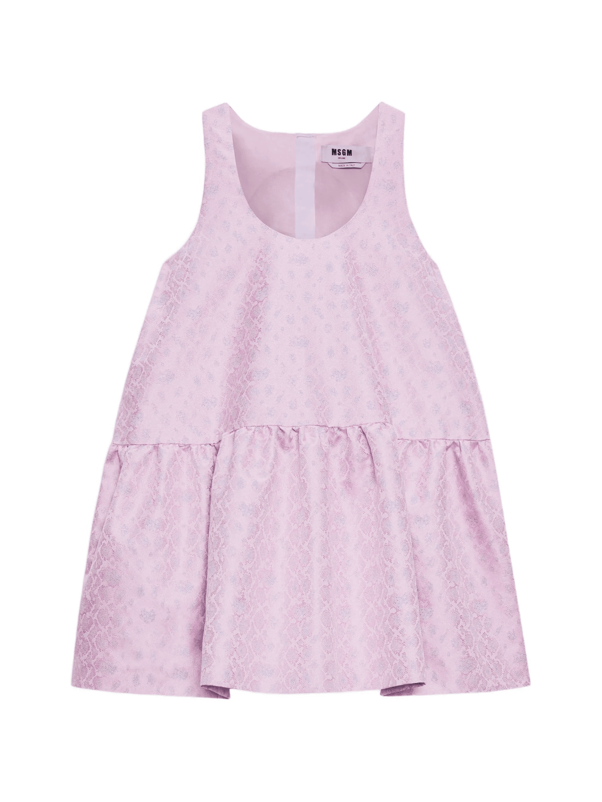 scoop-neck mini dress - Image 1