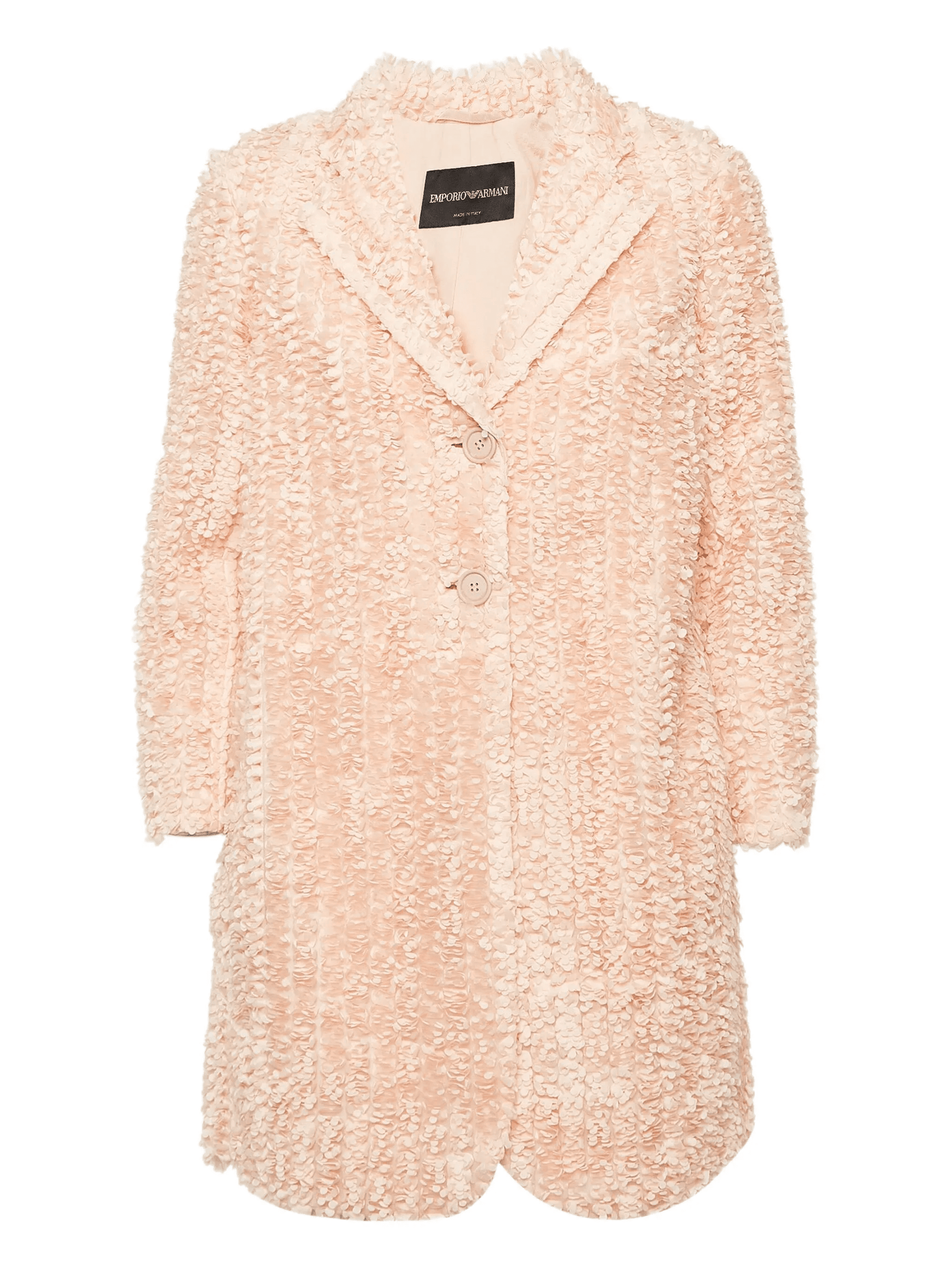 appliqué-detail tulle coat - Image 1