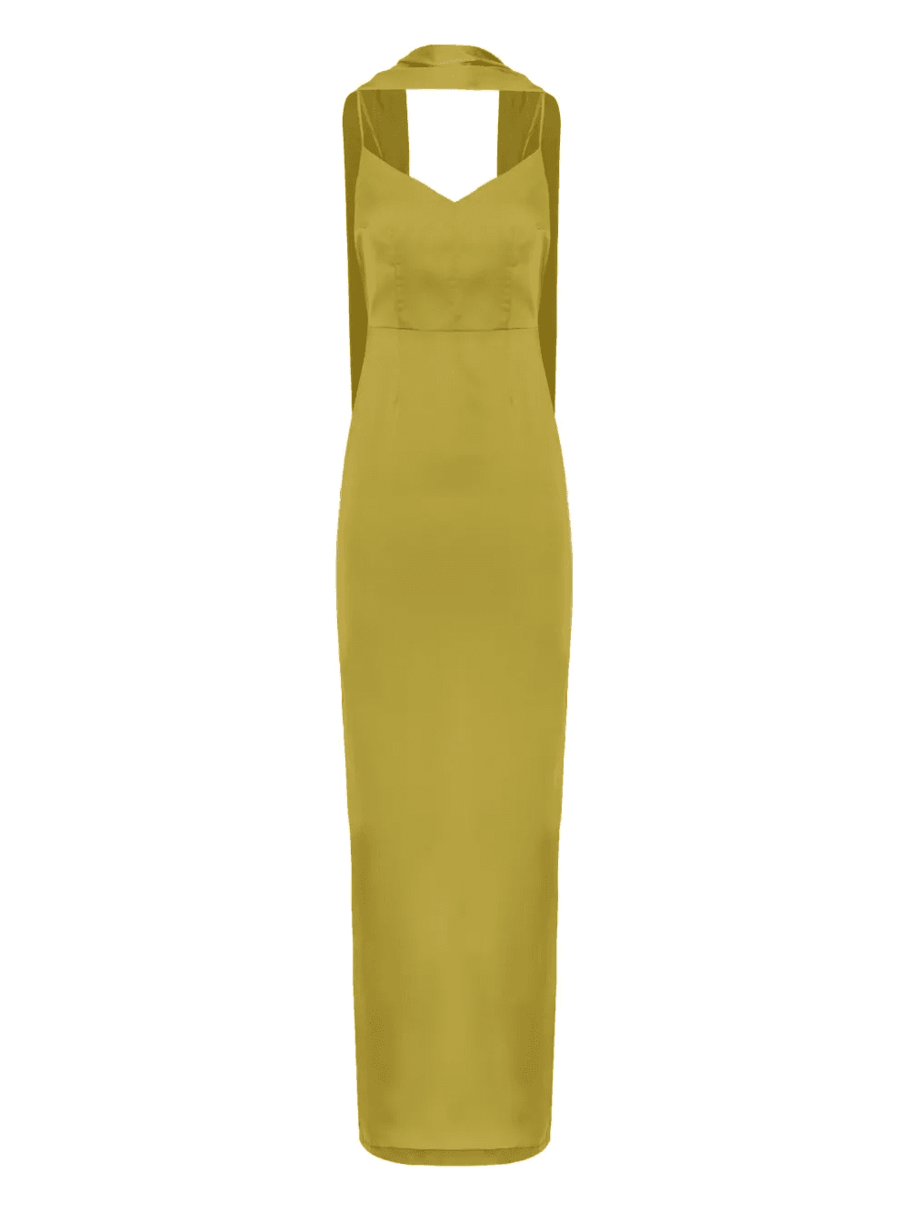 CARA spaghetti-strap split maxi dress - Image 1
