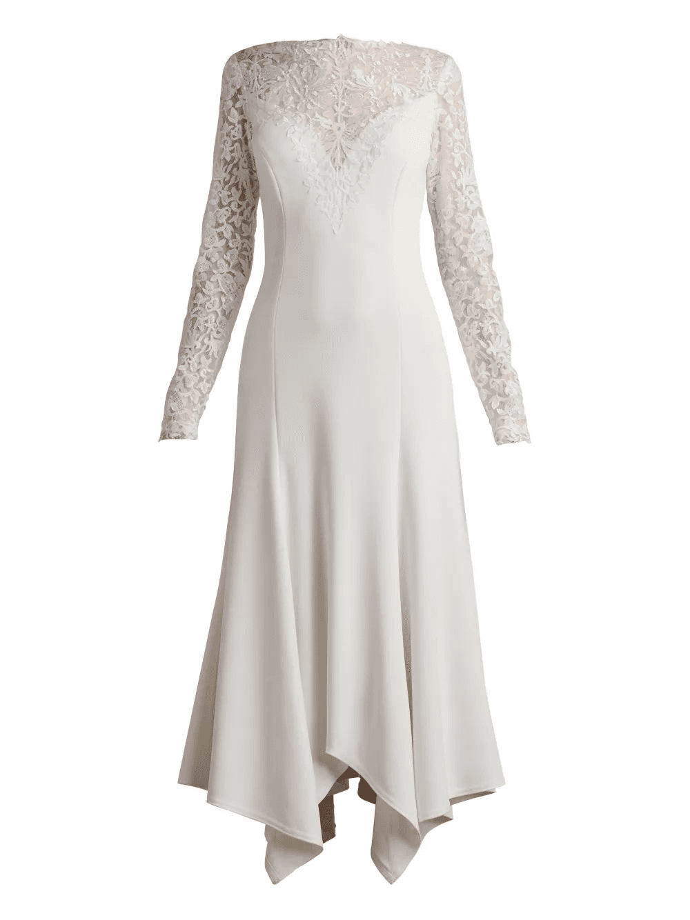 Marzia Illusion lace long-sleeve dress - Image 1