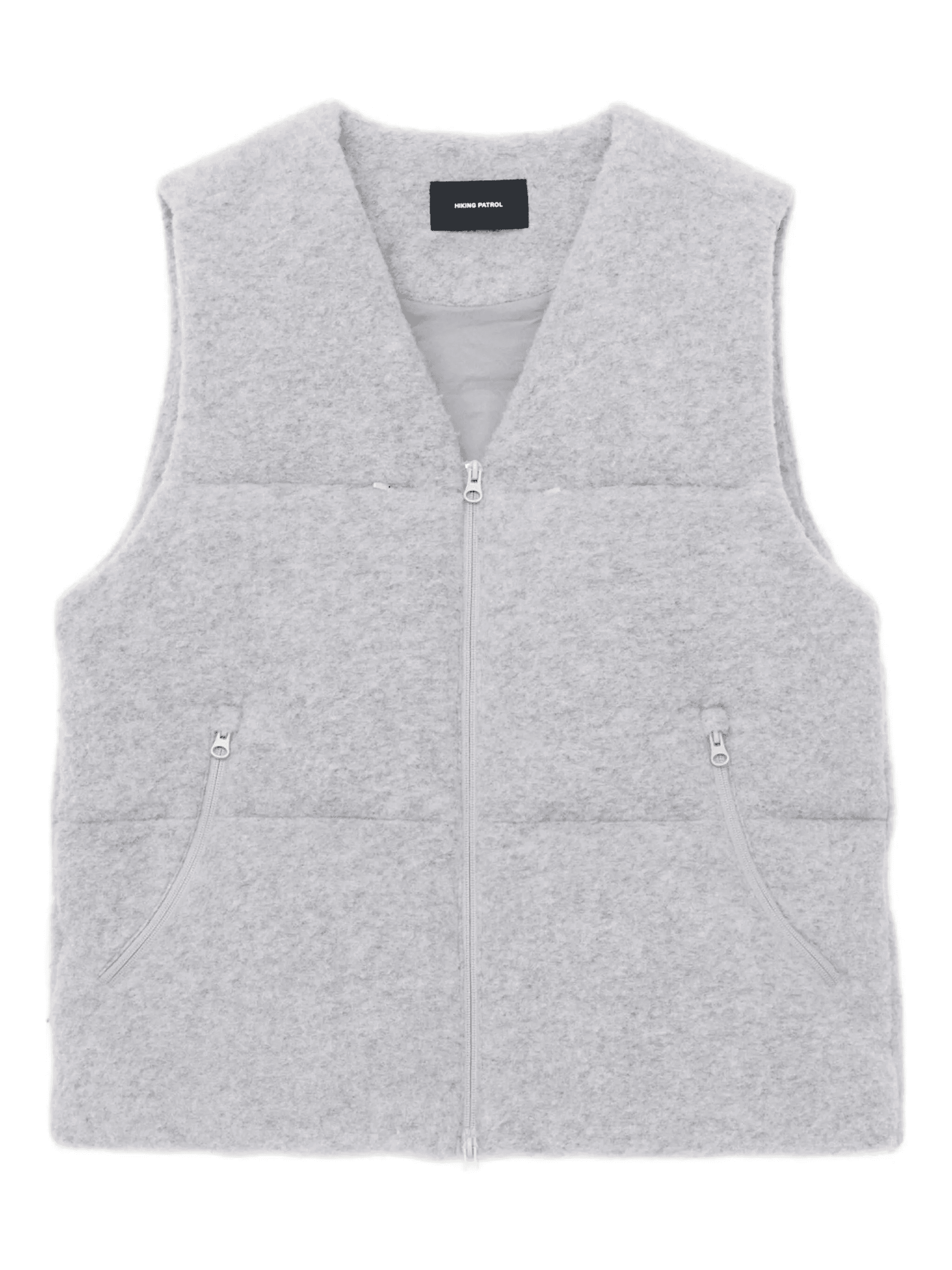 quilted zip-front gilet - Image 1