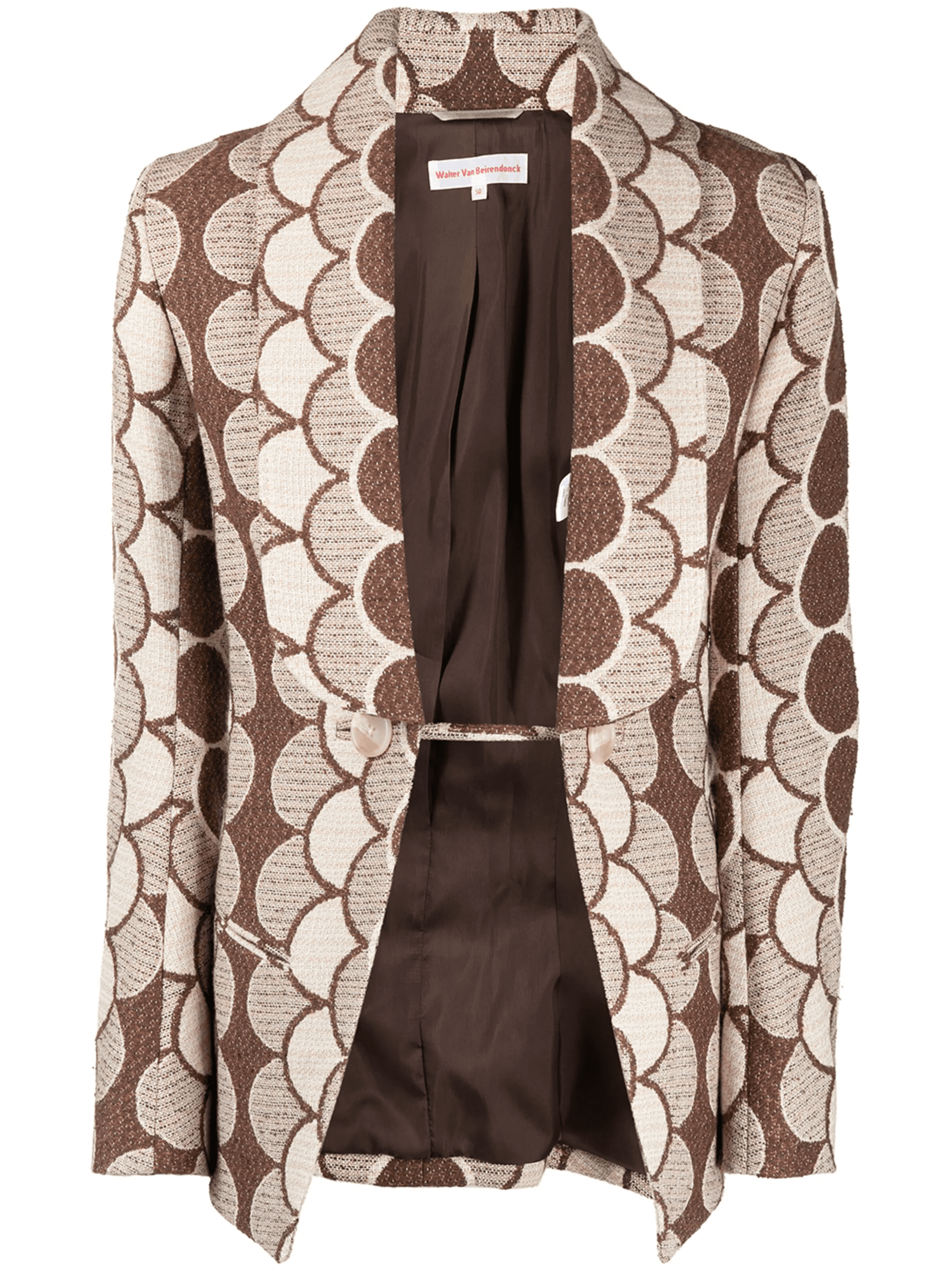 geometric print jacket - Image 1