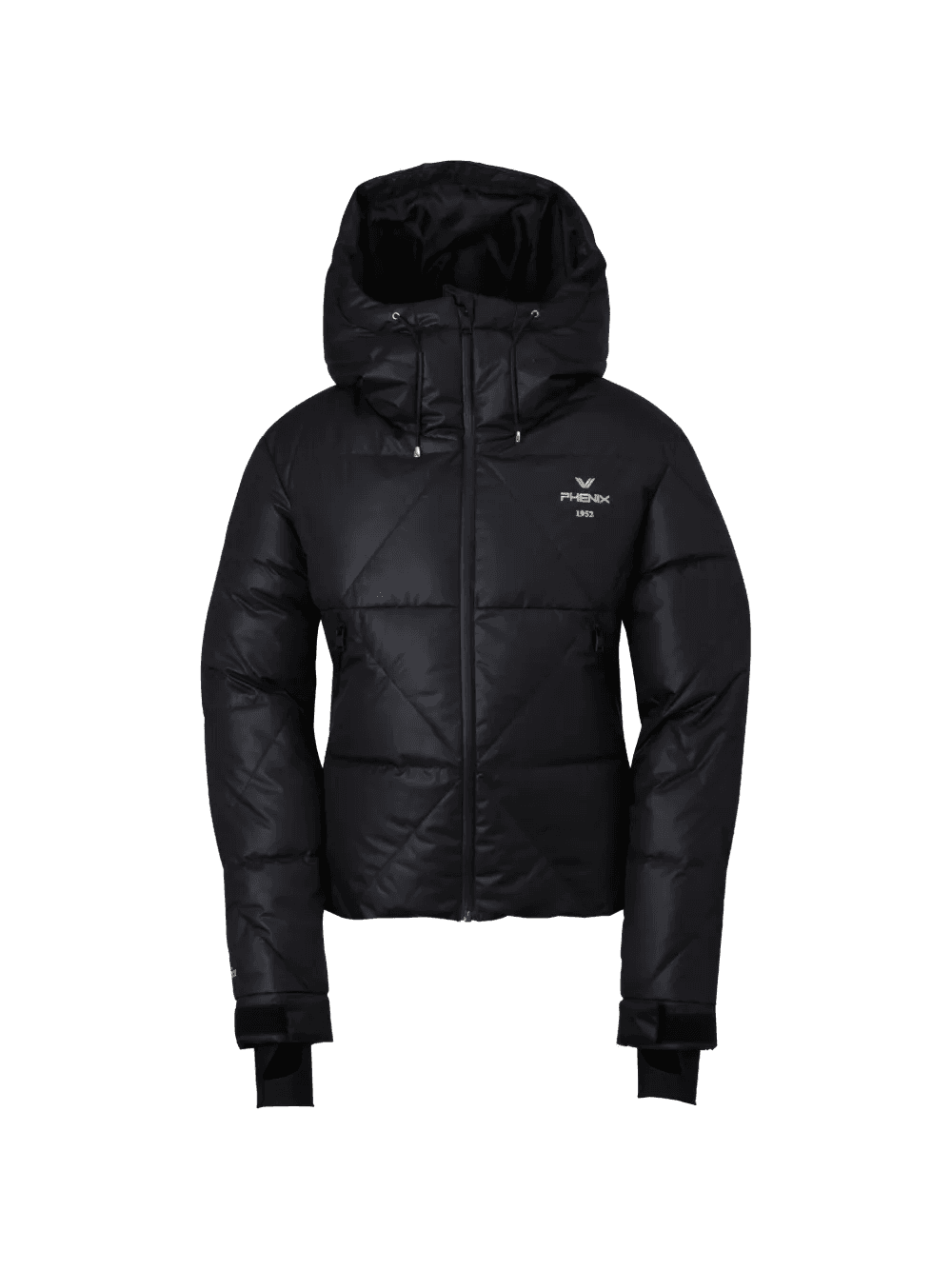 quilted hooded ski jacket - Image 1