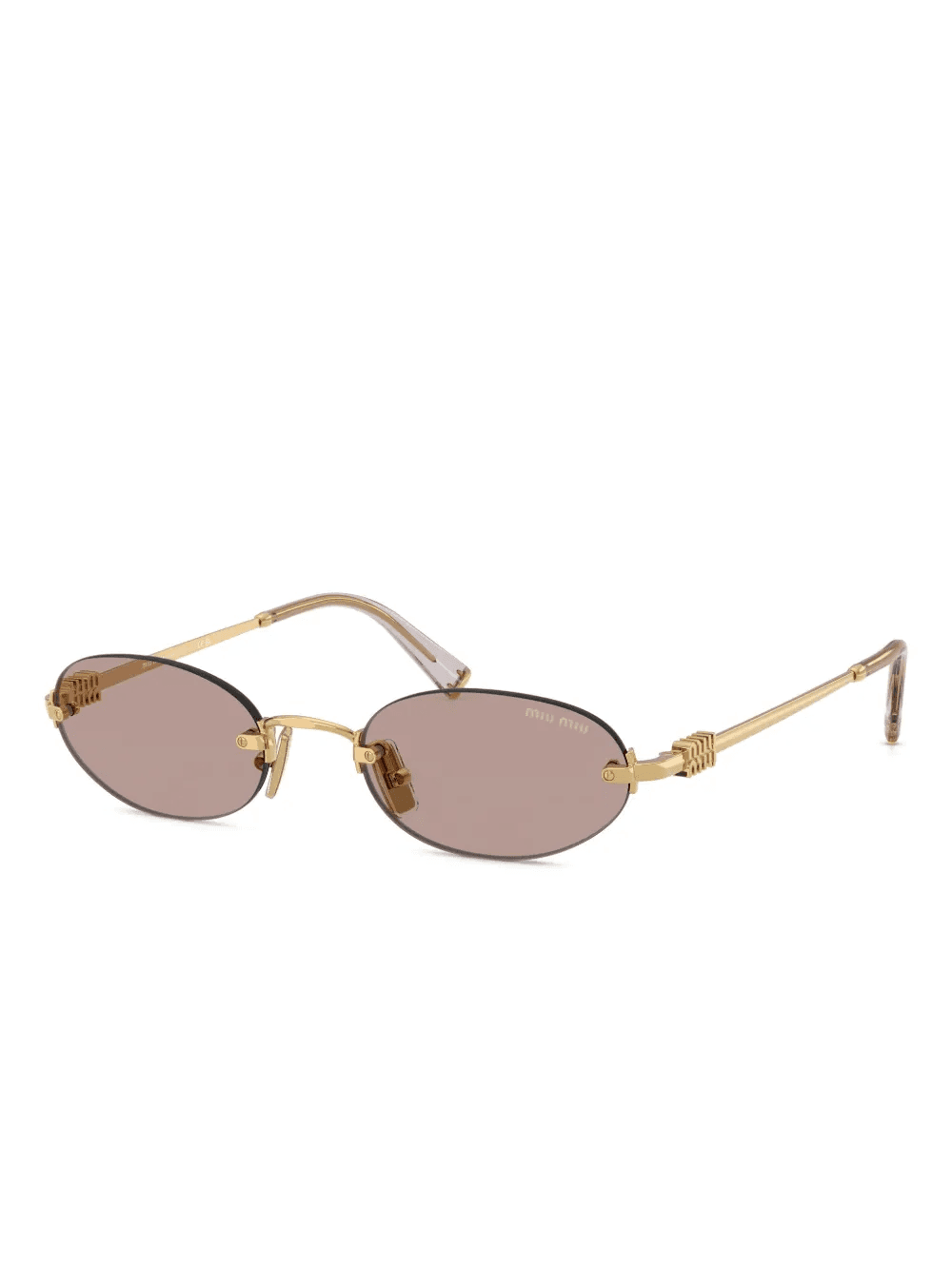 oval-frame sunglasses - Image 1
