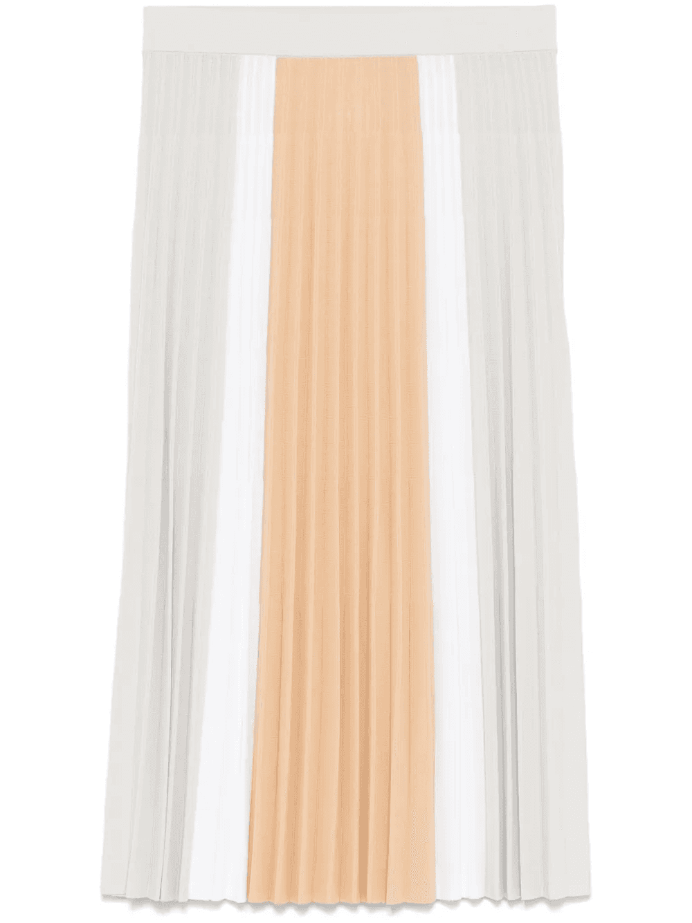 plissé colourblock midi skirt - Image 1