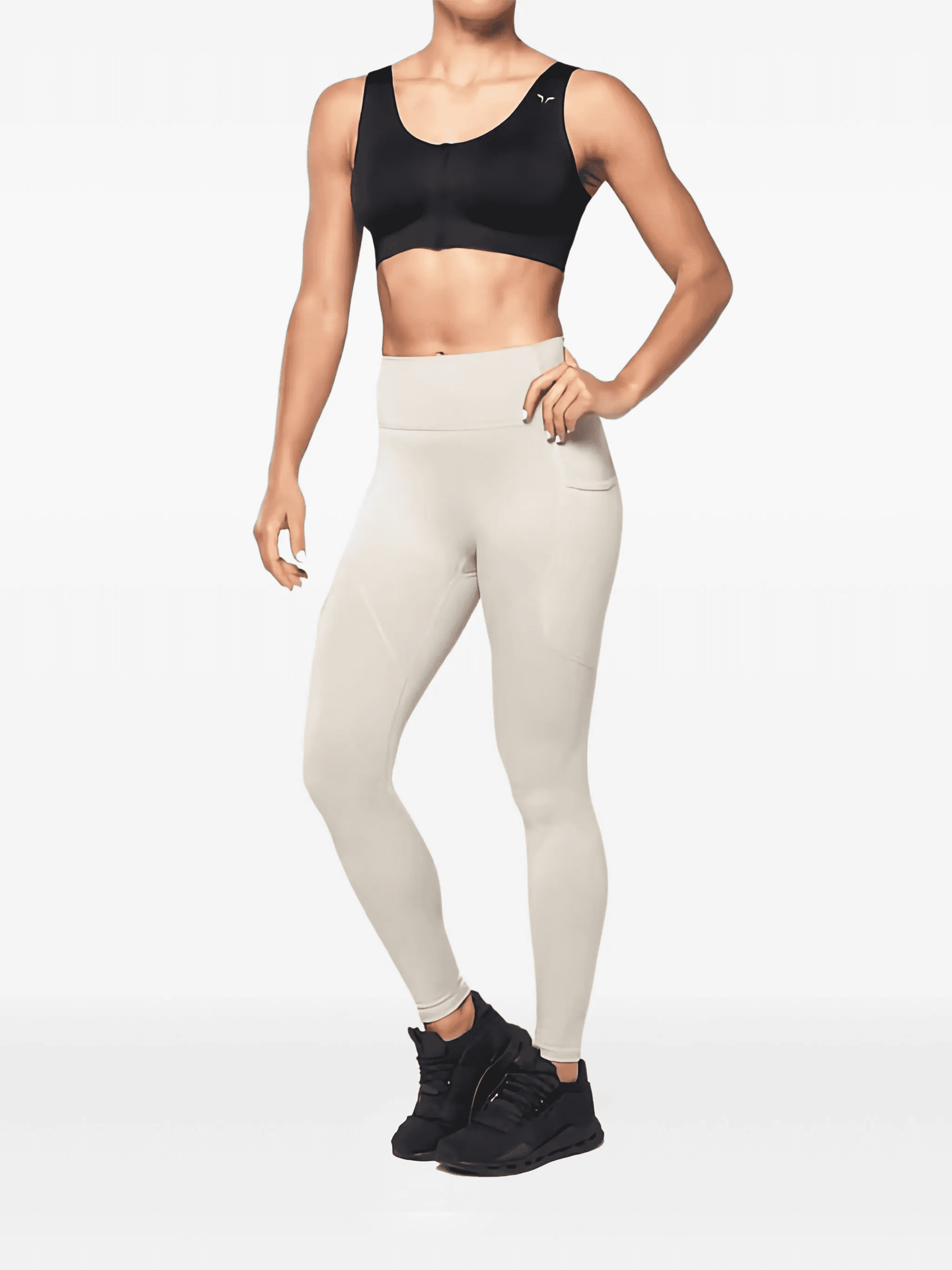 zip-front bra top - Image 1