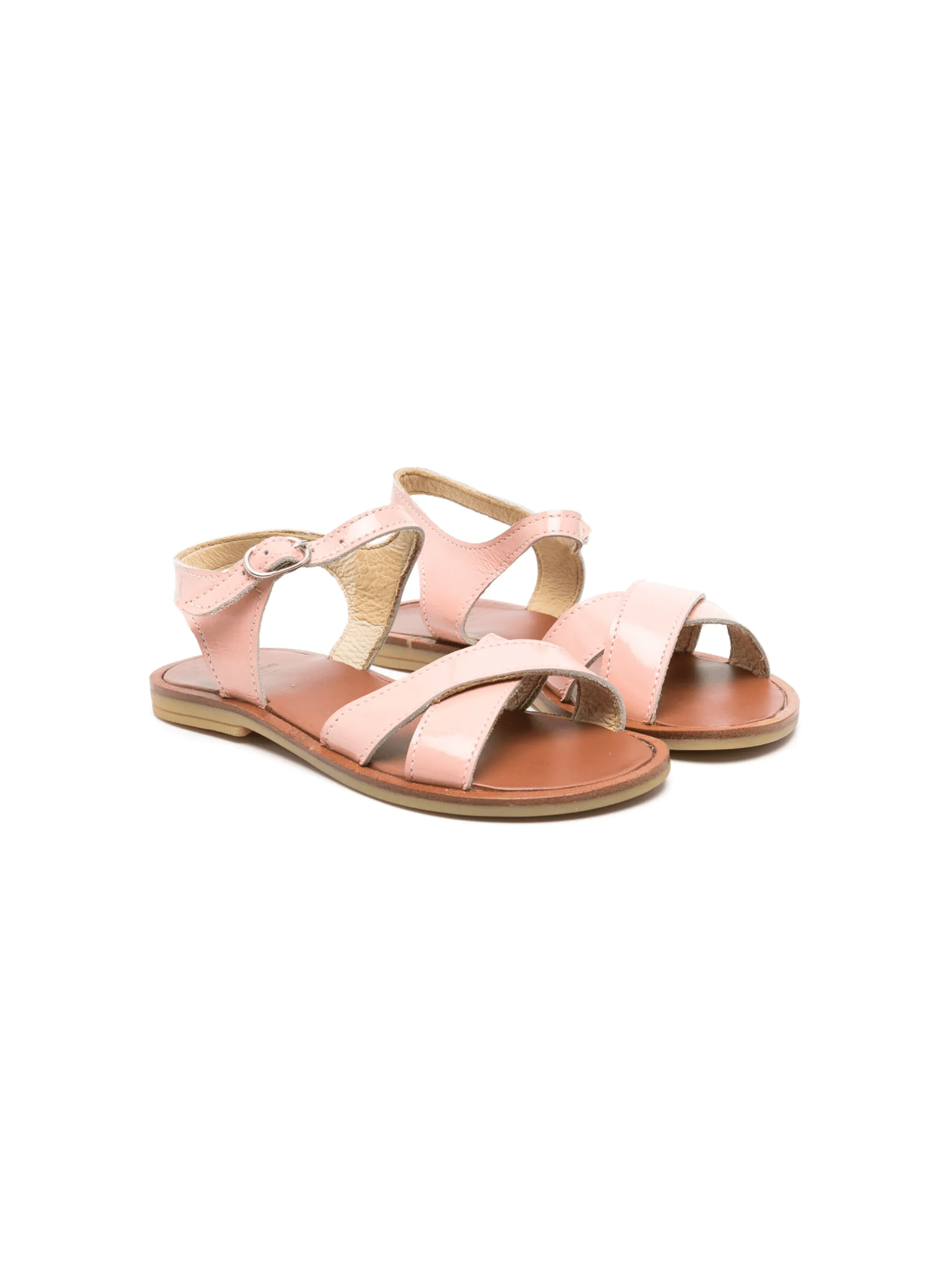 ankle-strap leather sandals - Image 1