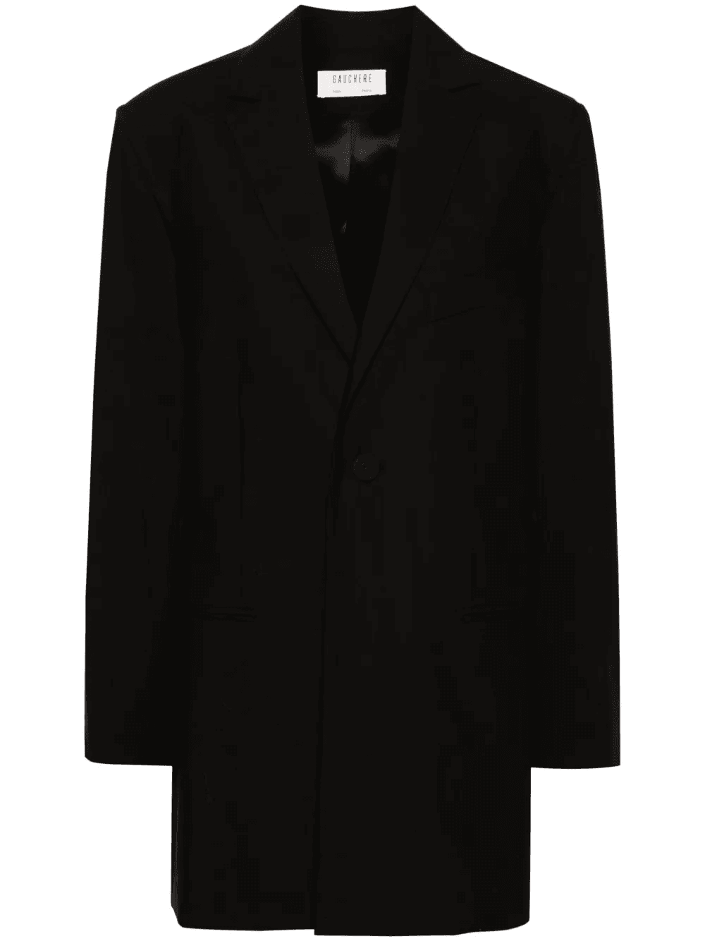 belted wool blazer - Image 1