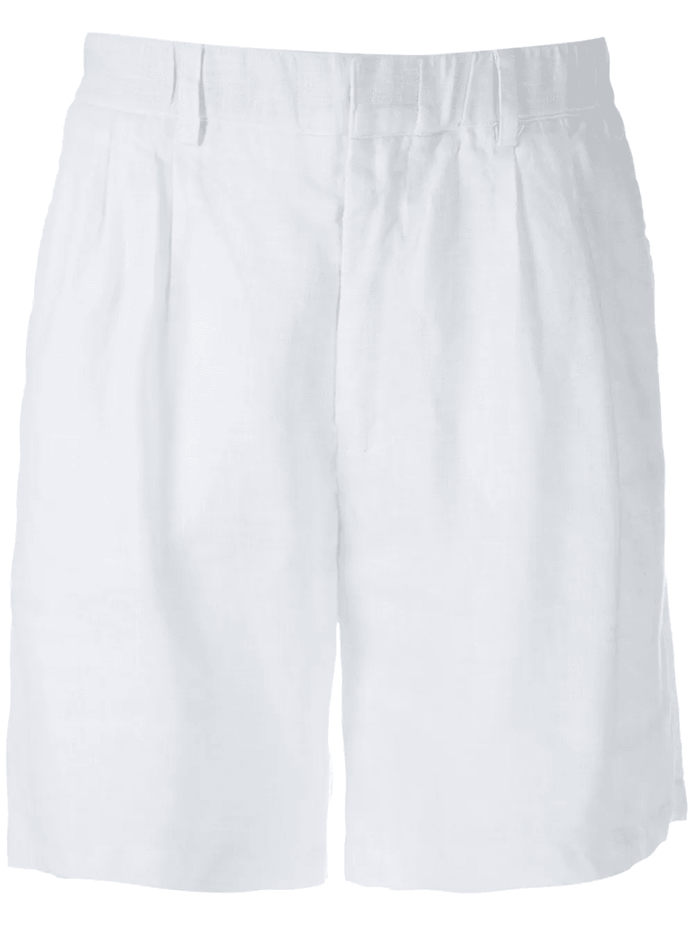 linen pleated shorts - Image 1
