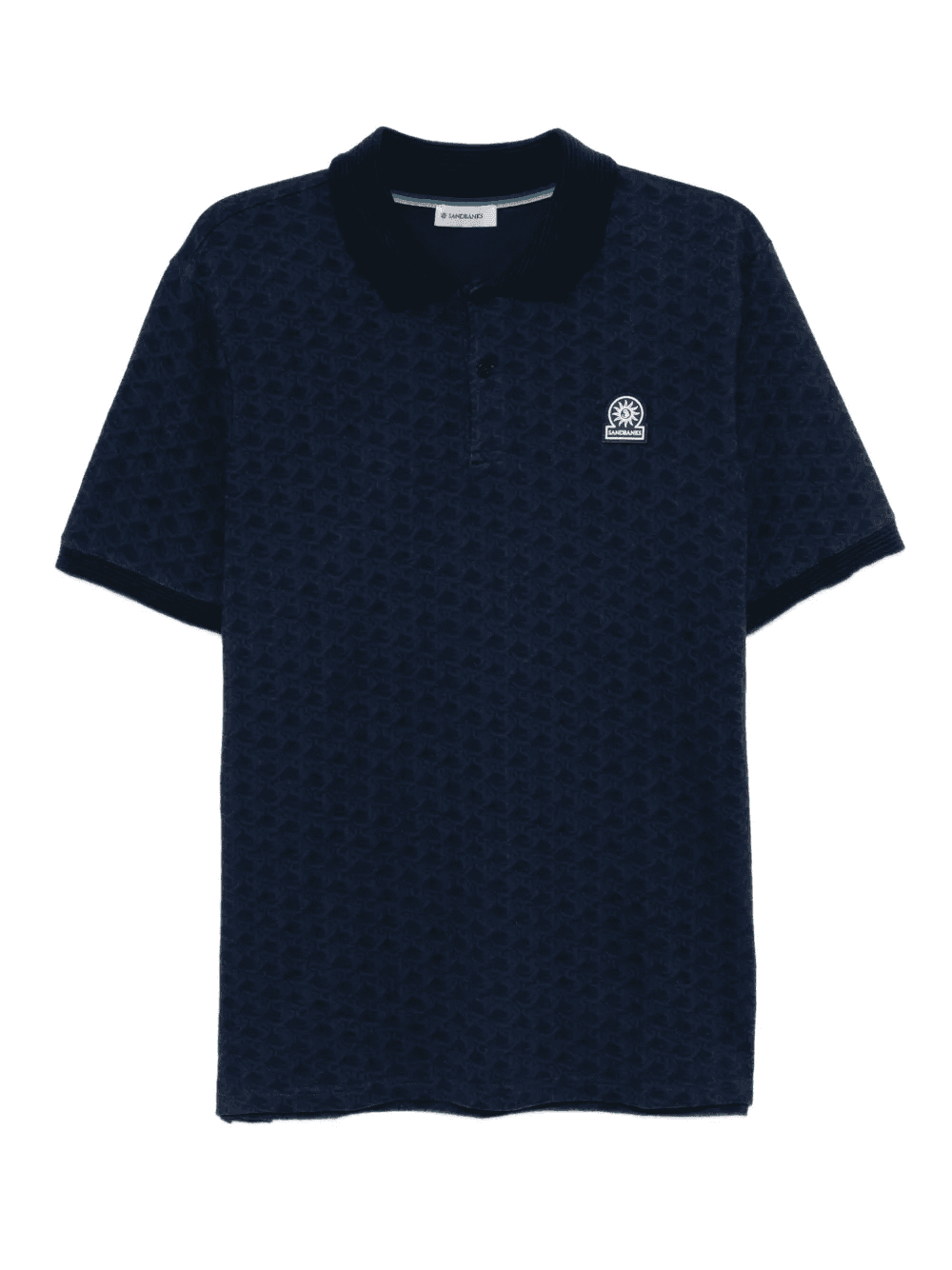 monogram-jacquard polo shirt - Image 1