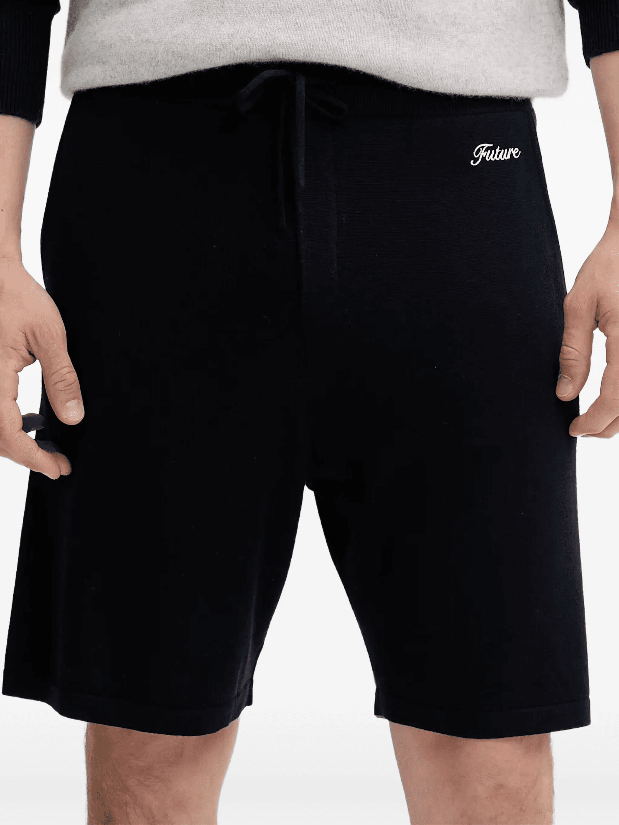 logo-embroidered shorts - Image 1