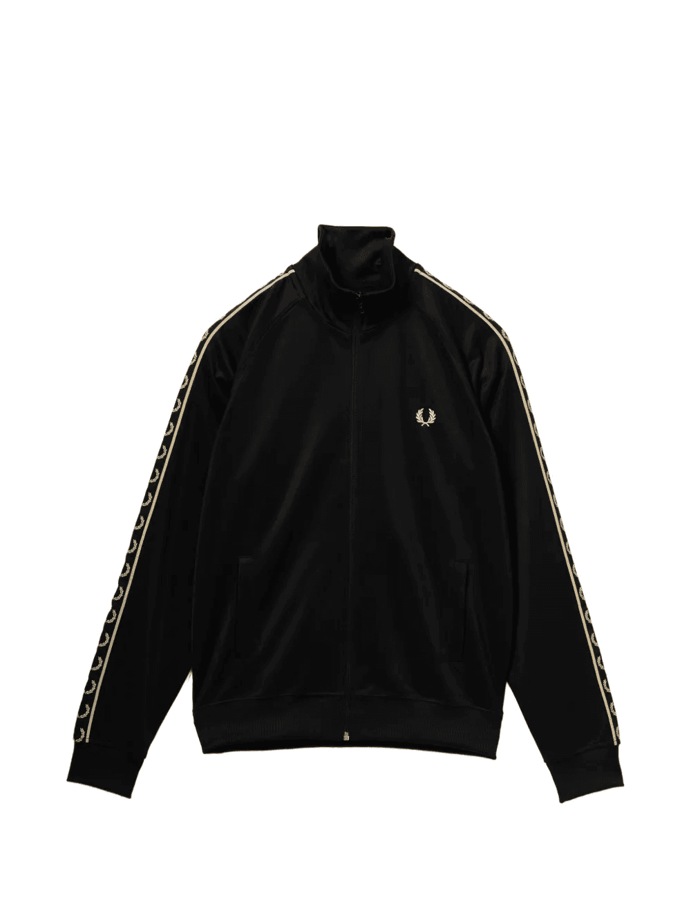 logo tape long-sleeved jacket - Image 1
