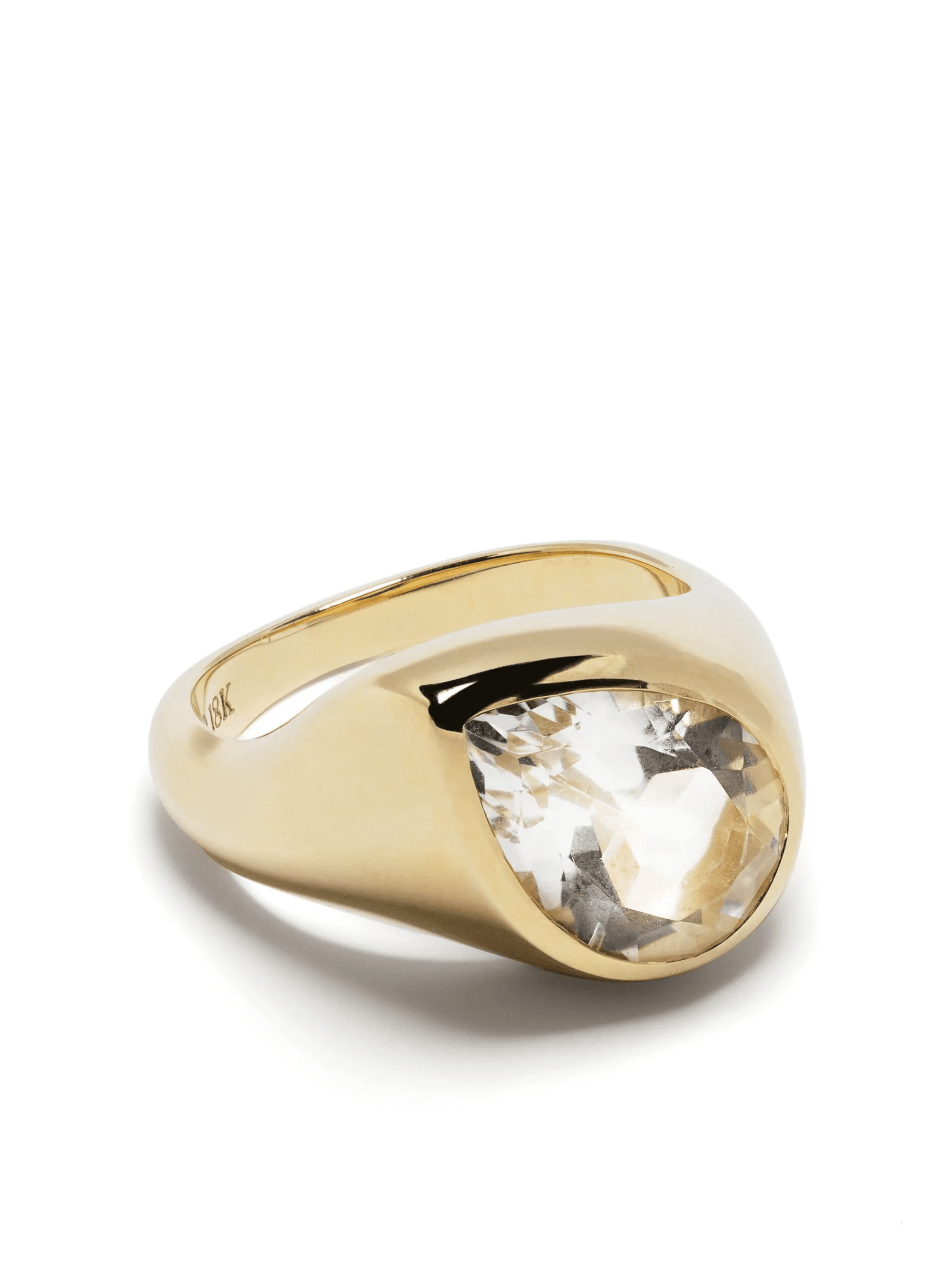 18kt yellow gold Aura topaz ring - Image 1