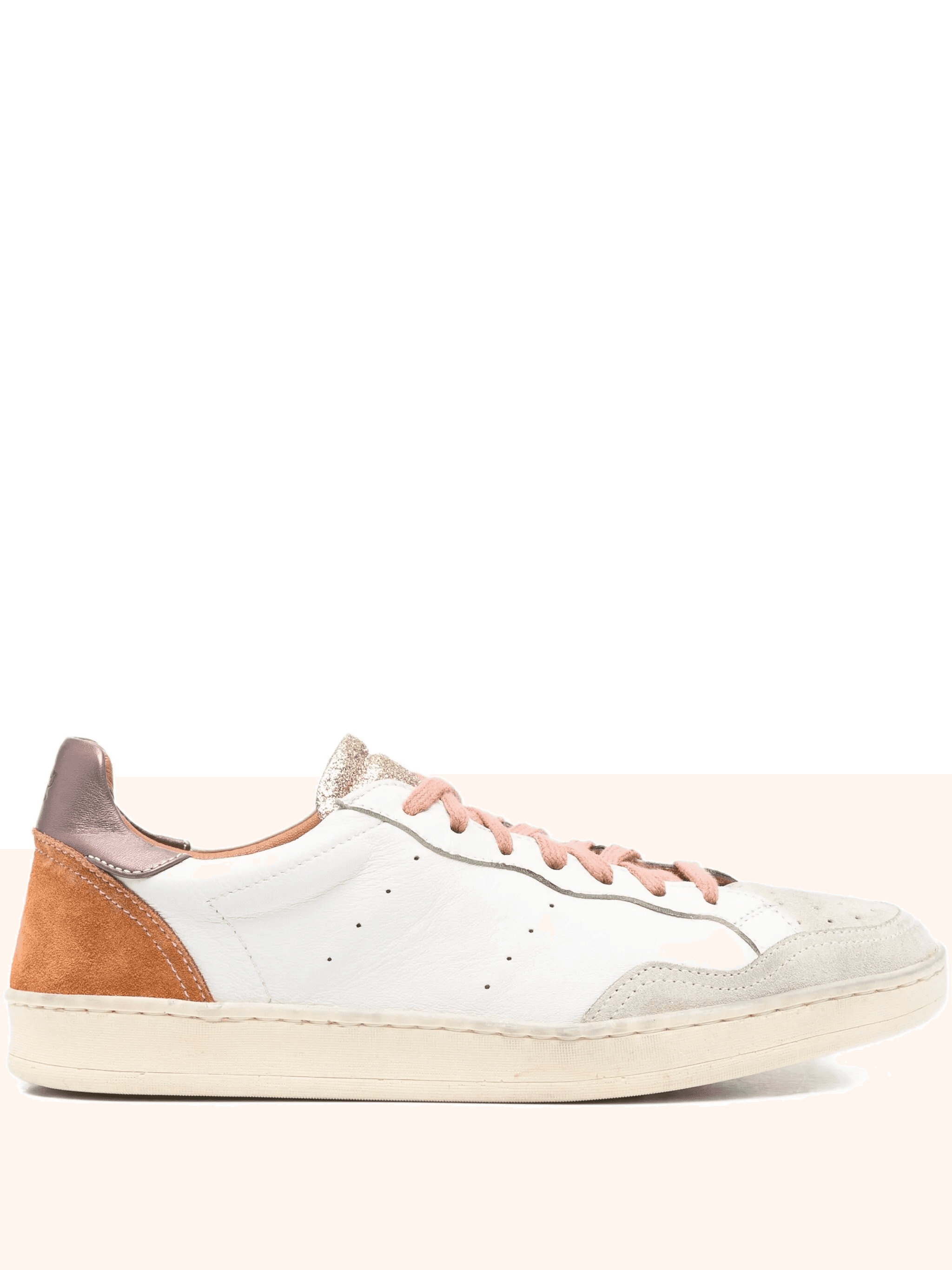 Felicia leather panelled sneakers - Image 1