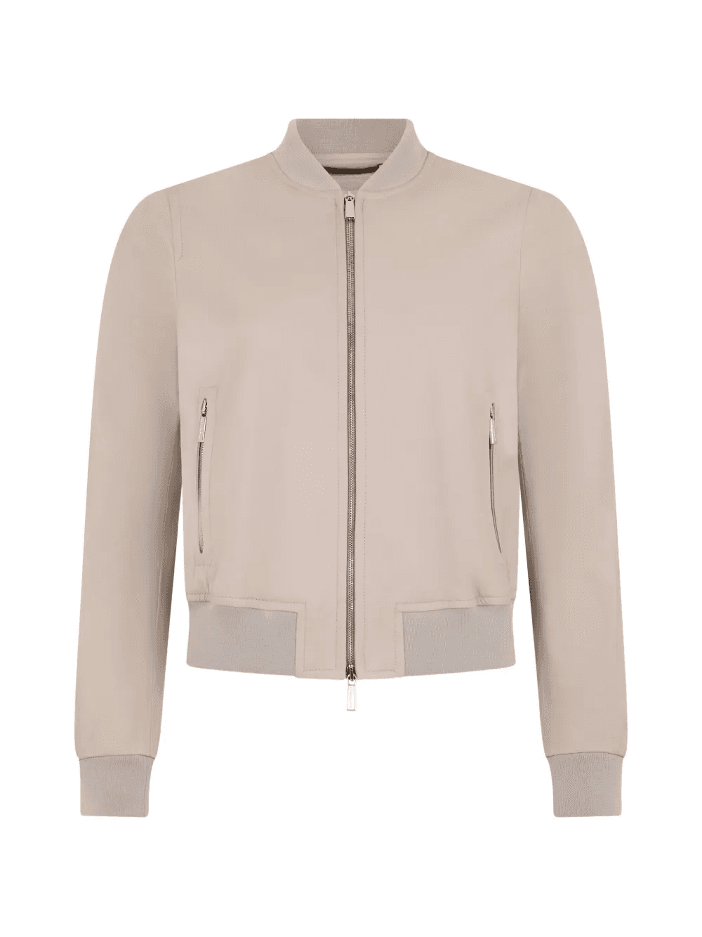 leather bomber jacket - Image 1