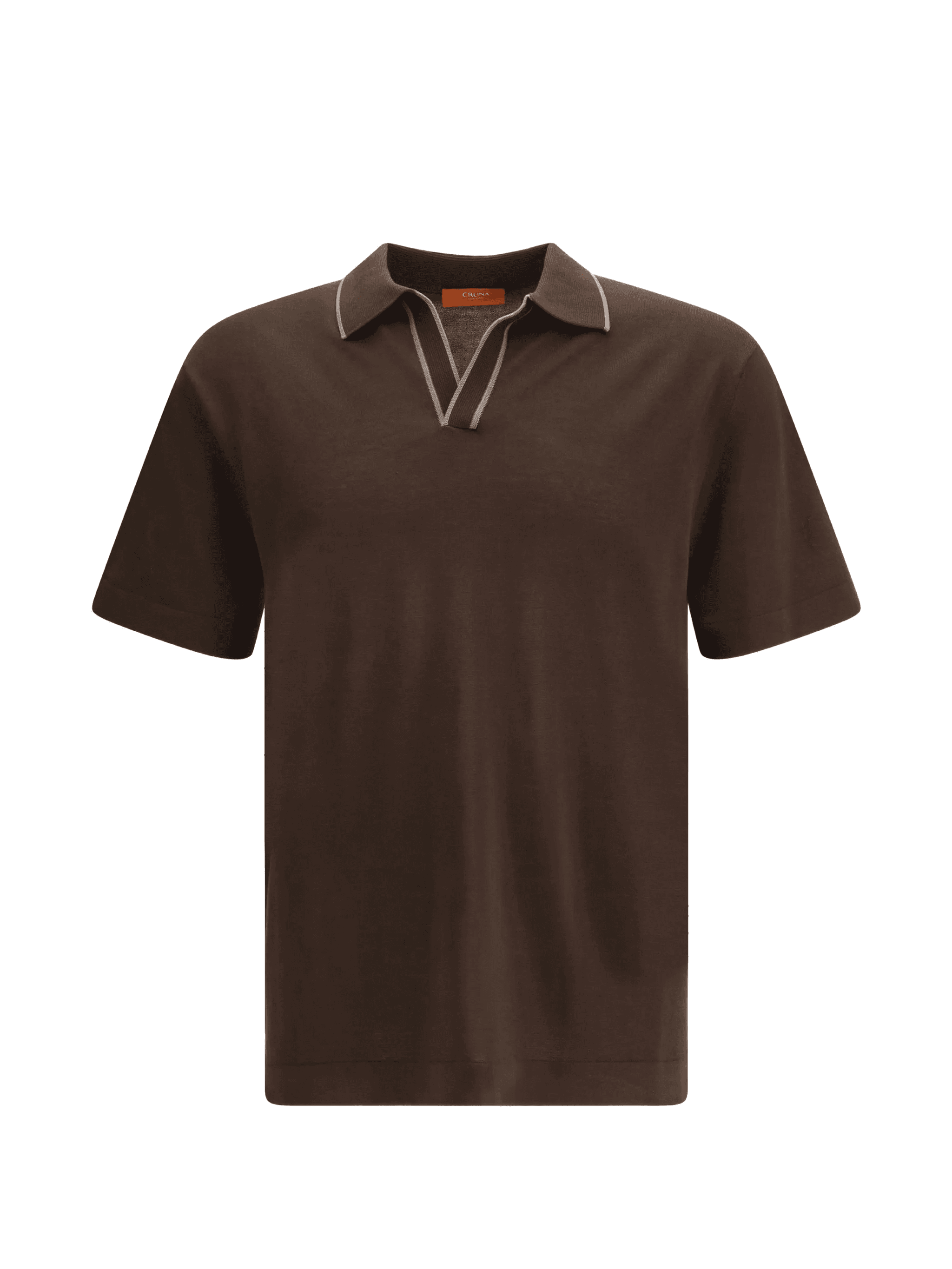 knitted collar T-shirt - Image 1