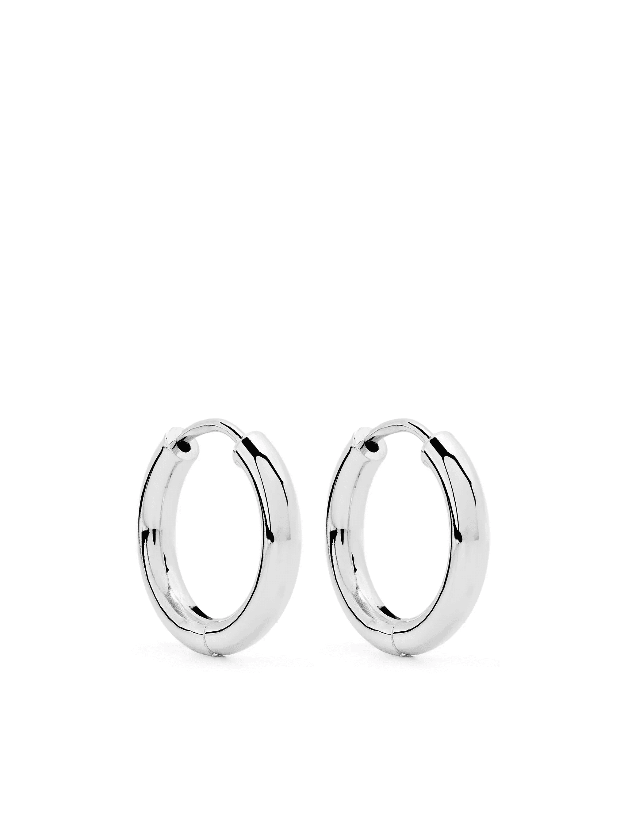 25mm Tube hoop earrings - Image 1