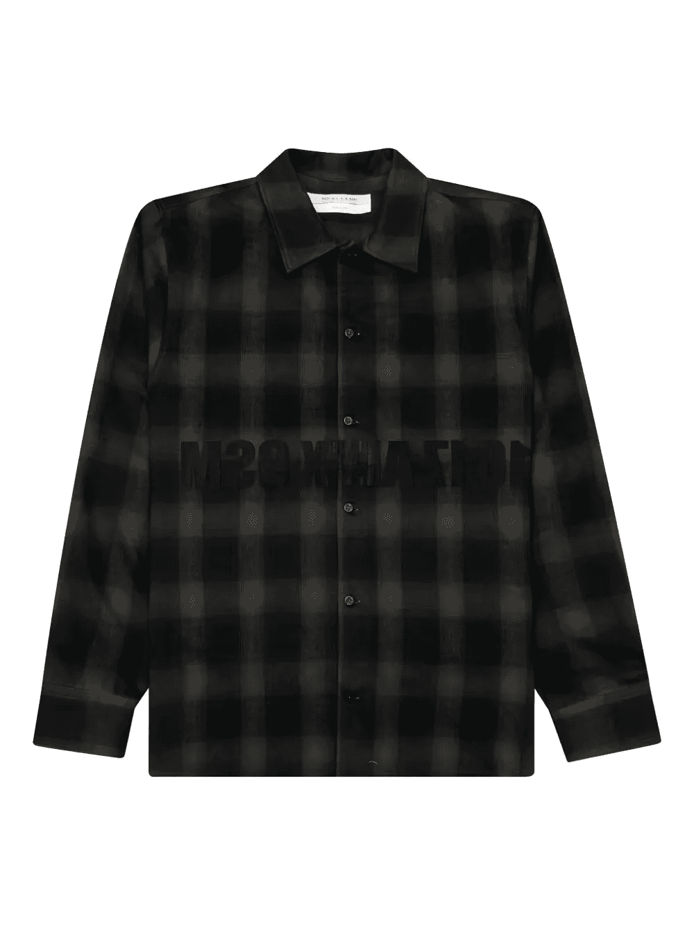 plaid-pattern shirt - Image 1