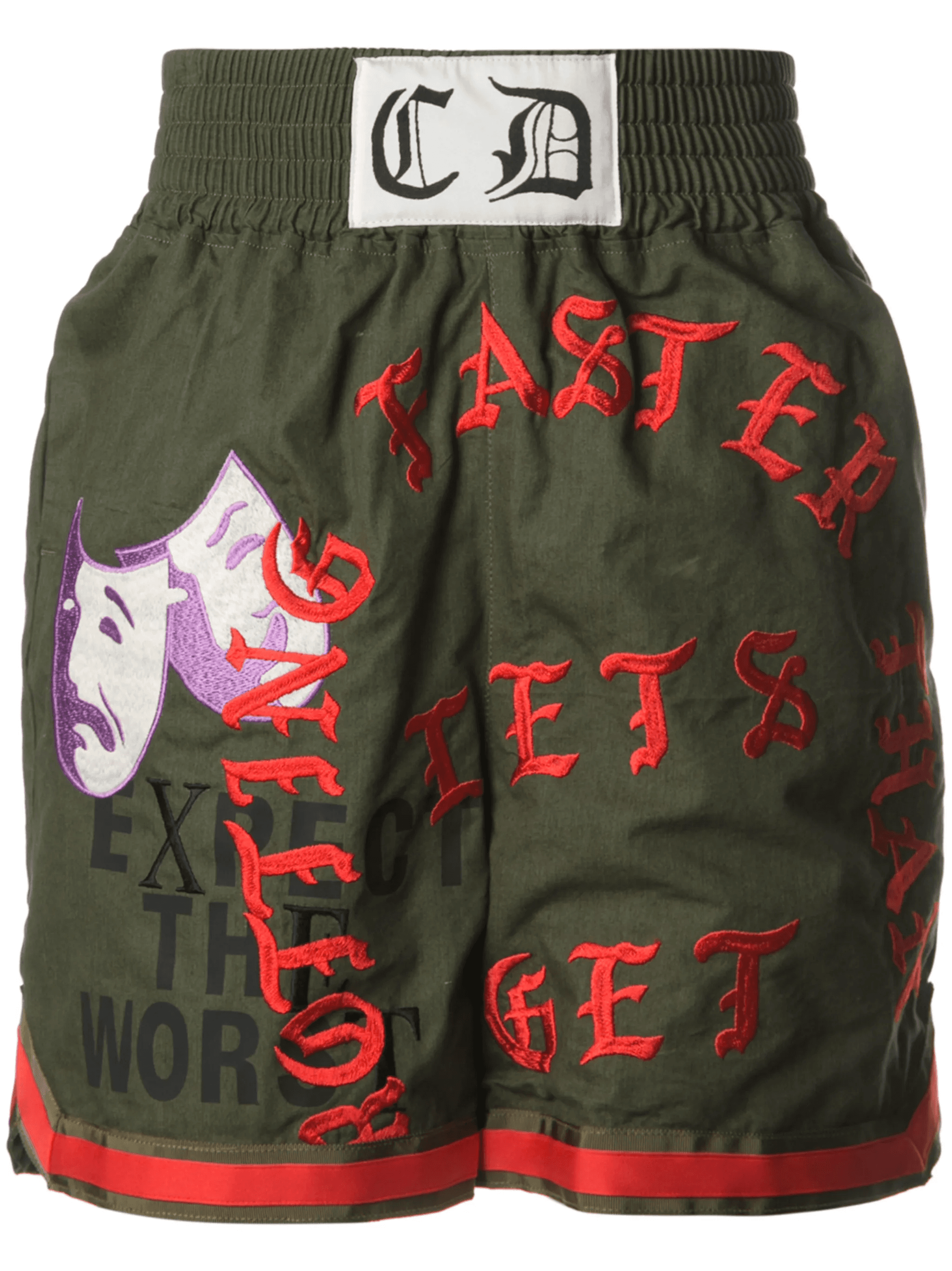 embroidered shorts - Image 1