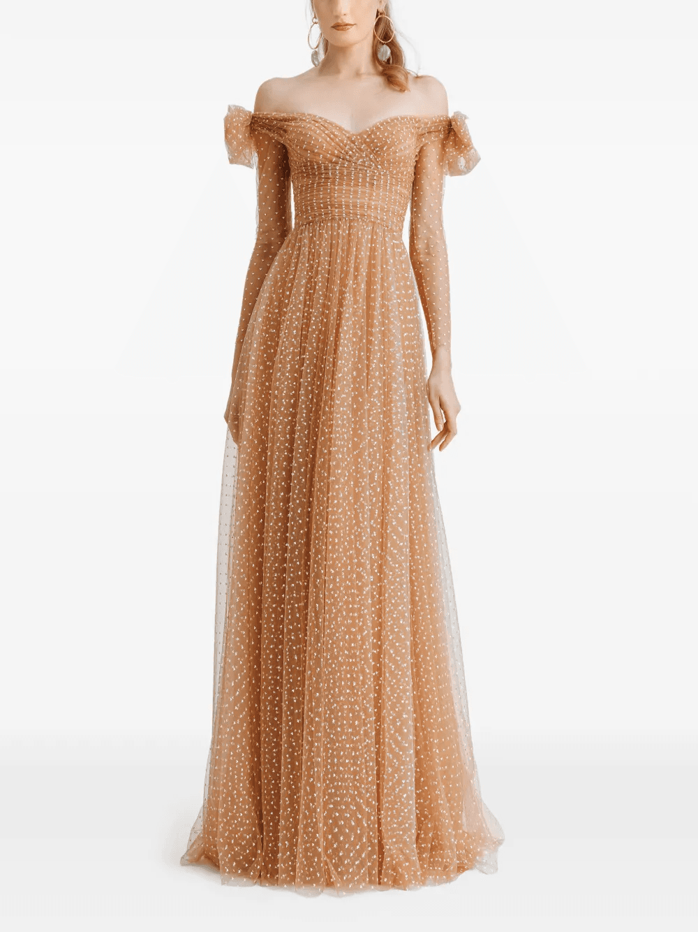 off-the-shoulder gown - Image 1