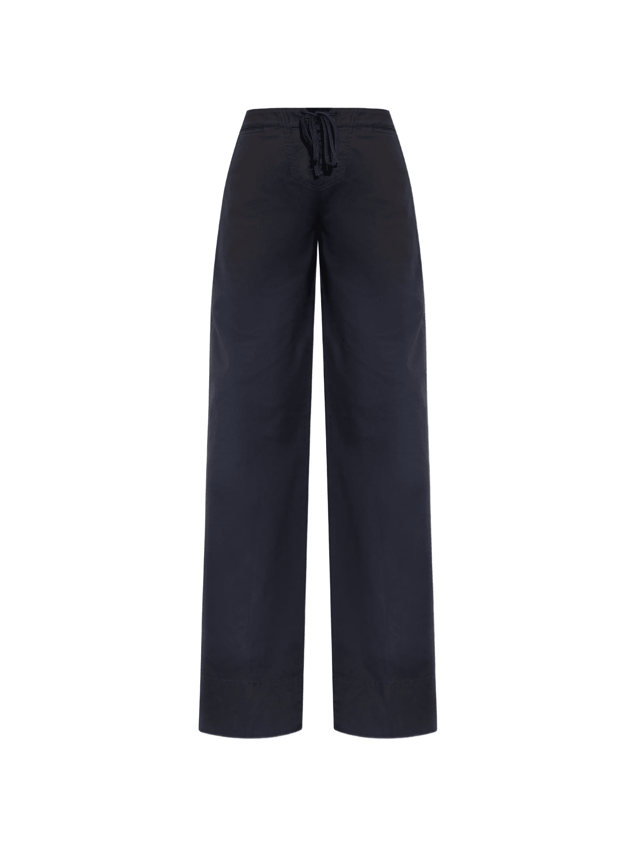 buttoned-detail drawstring trousers - Image 1