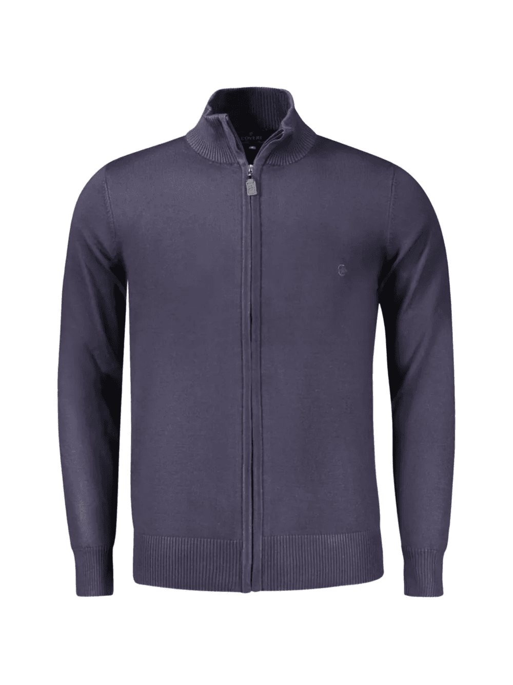 zip-up cotton sweatshirt - Image 1