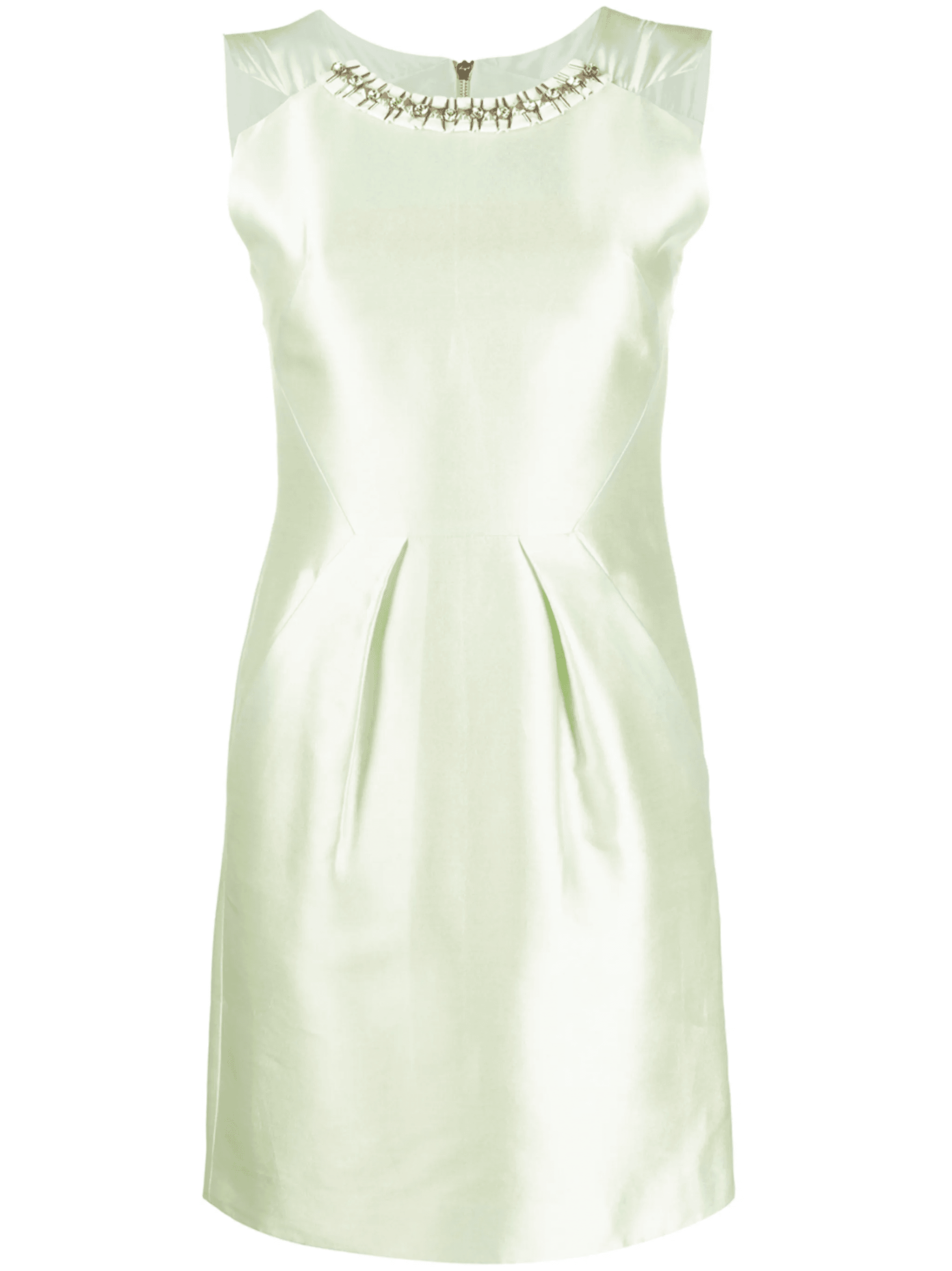 embellished neckline dress - Image 1