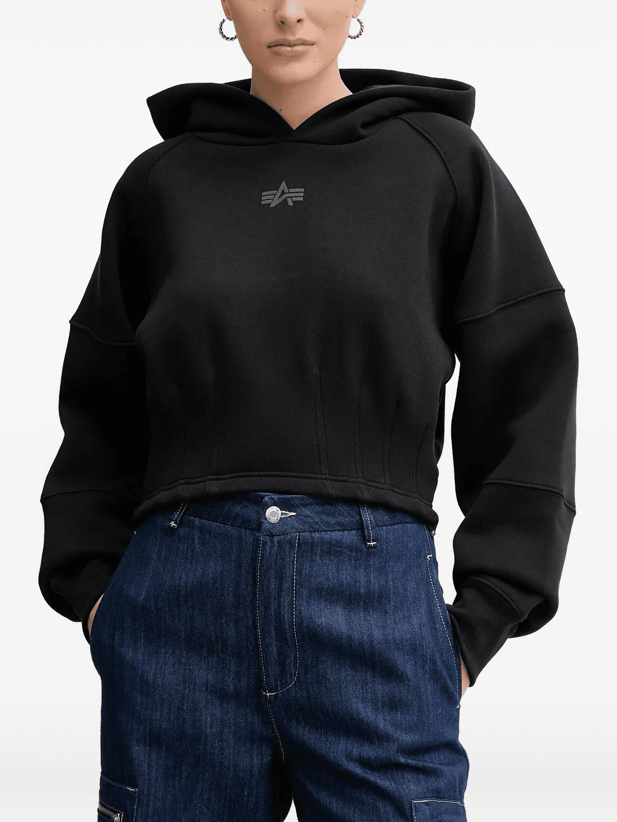 logo-print hoodie - Image 1