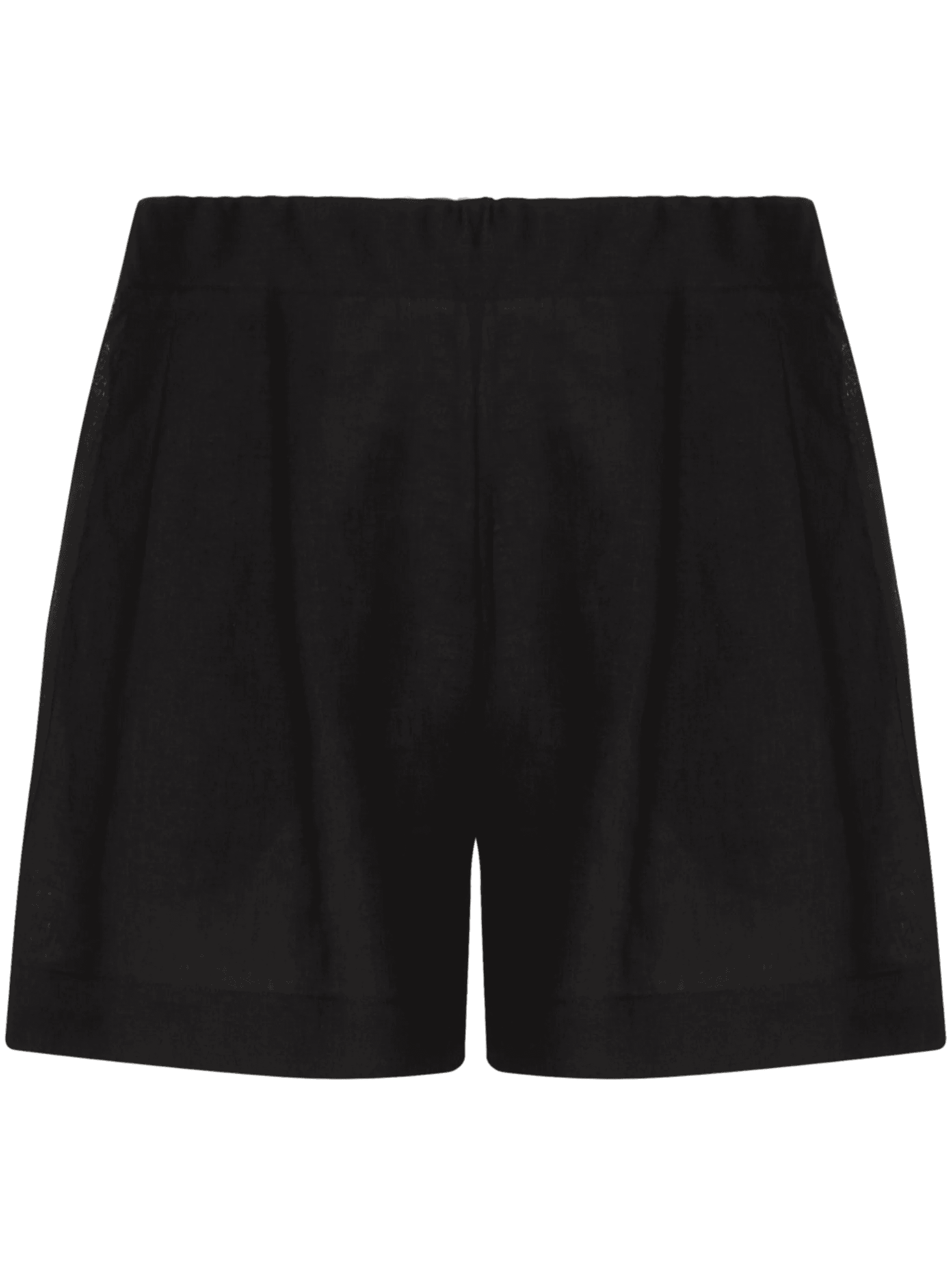 organic linen elasticated shorts - Image 1