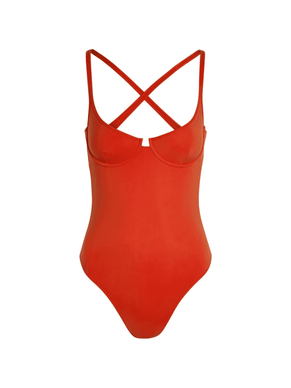 Ottantatre crossover-strap swimsuit - Image 1