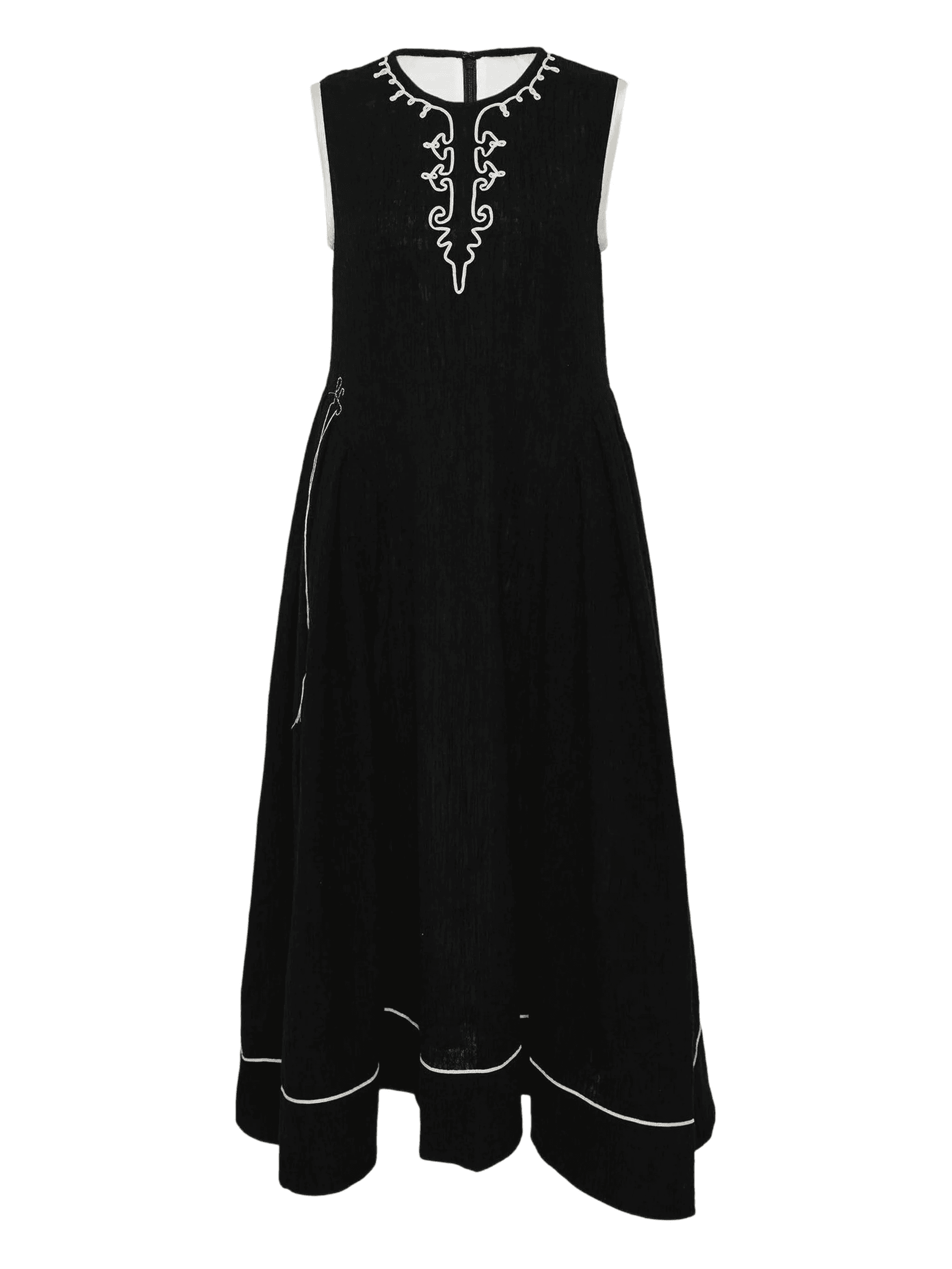 embroidered midi dress - Image 1