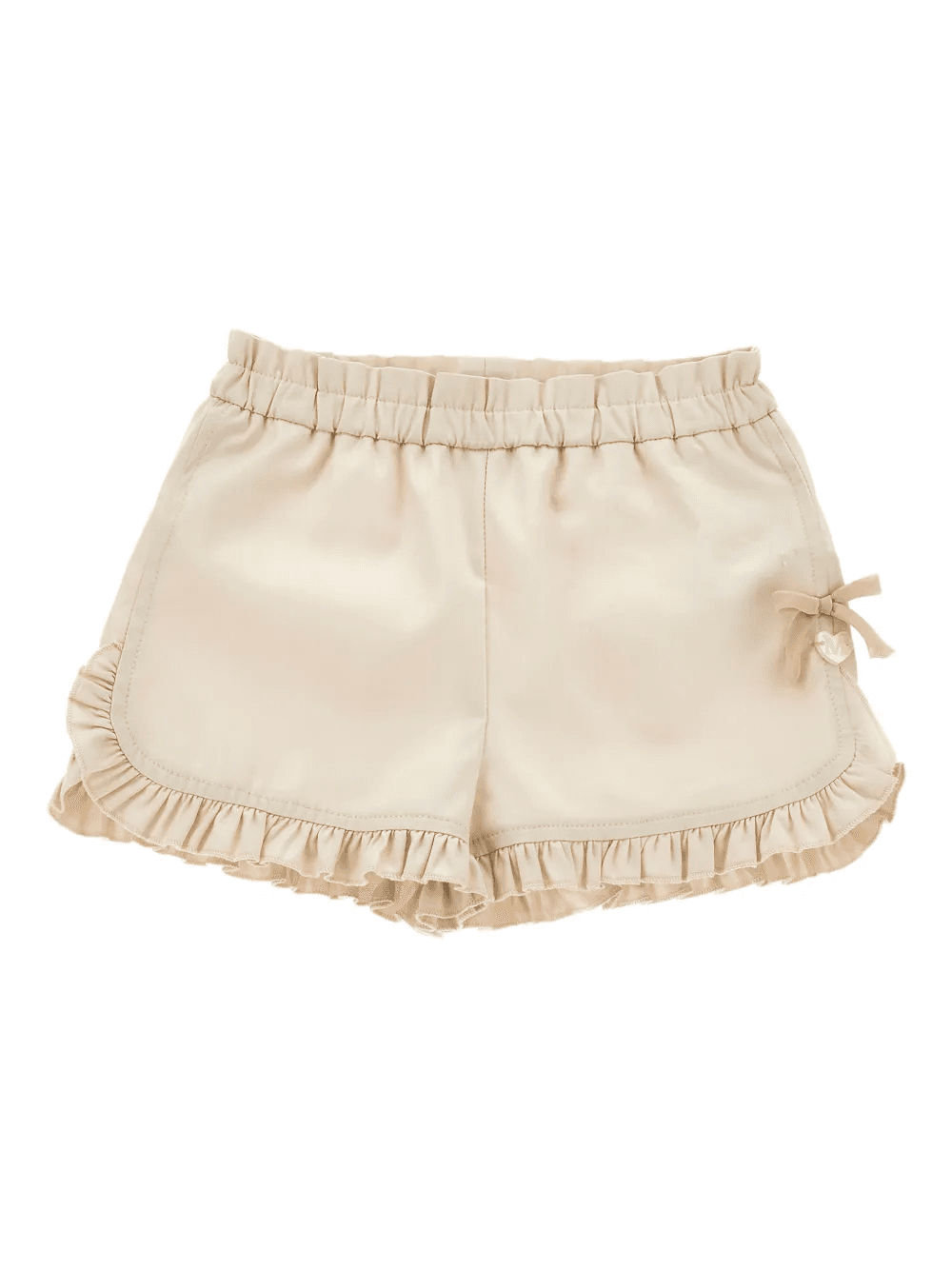 ruffled-trim bow-detail shorts - Image 1
