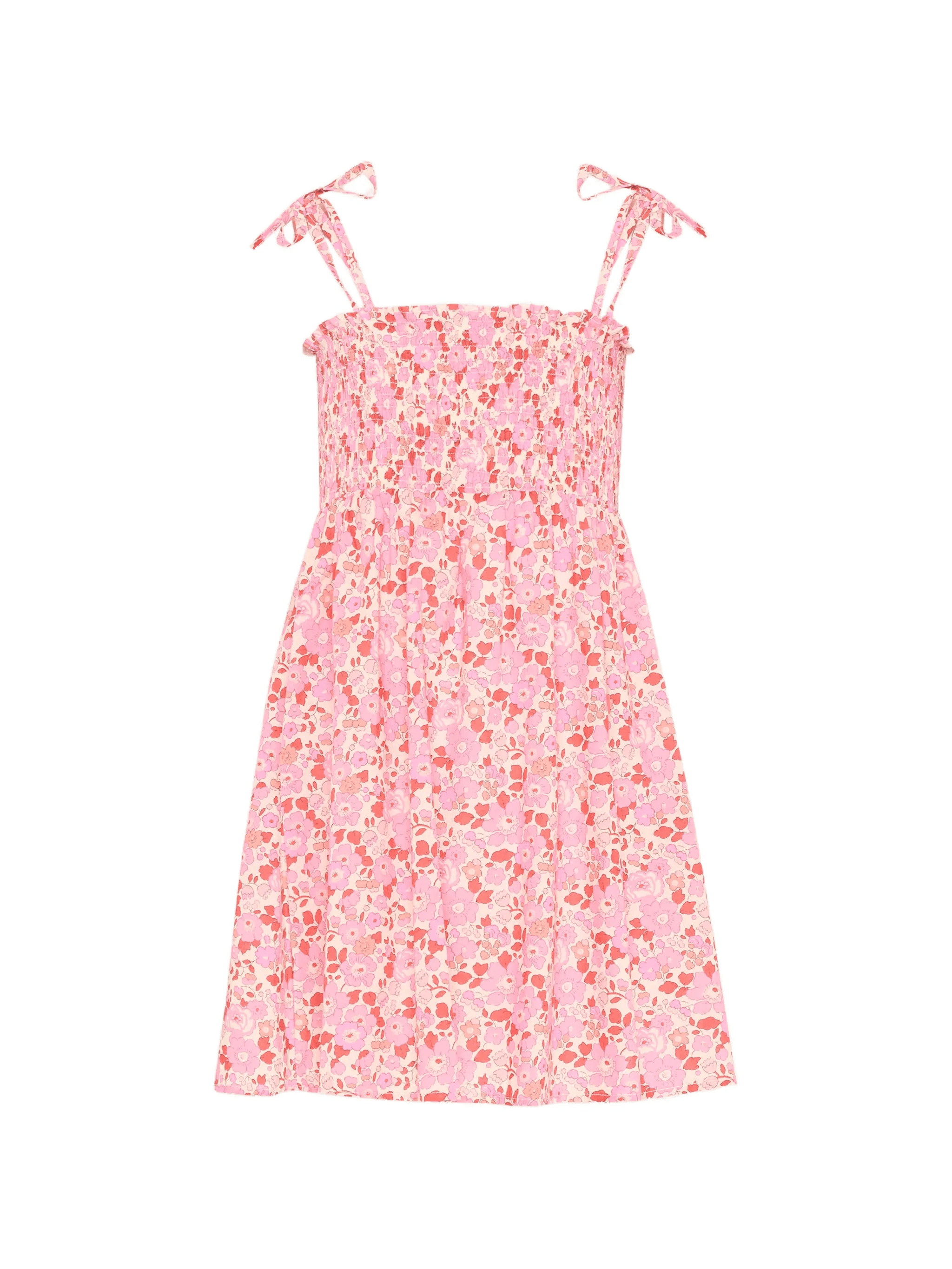 floral shirred dress - Image 1