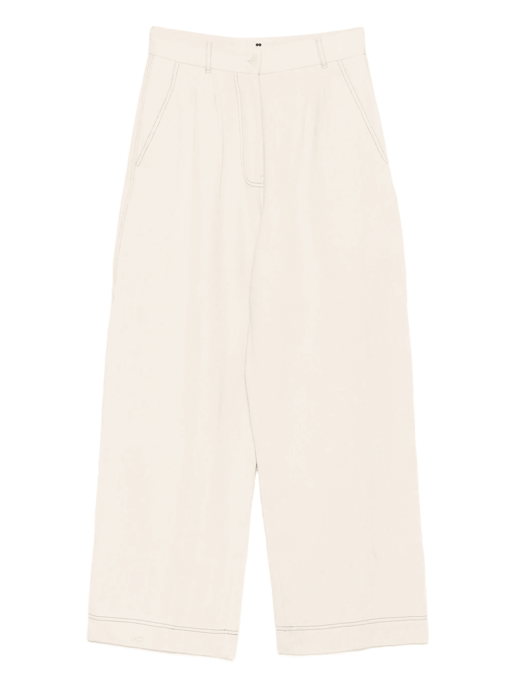 straight-leg trousers - Image 1