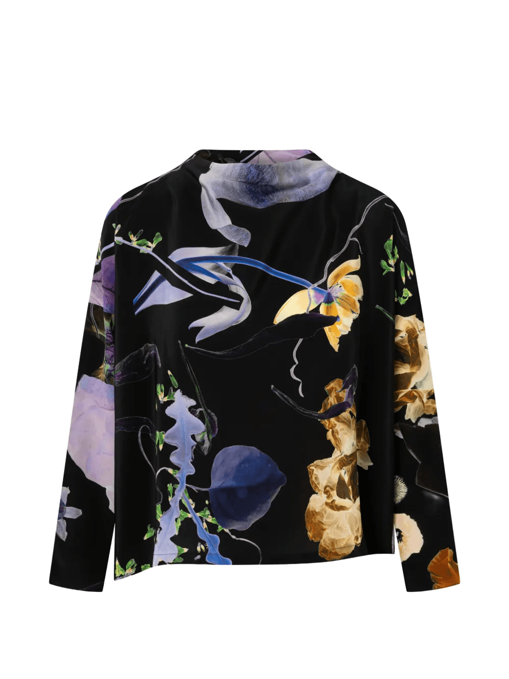 asymmetric printed blouse - Image 1