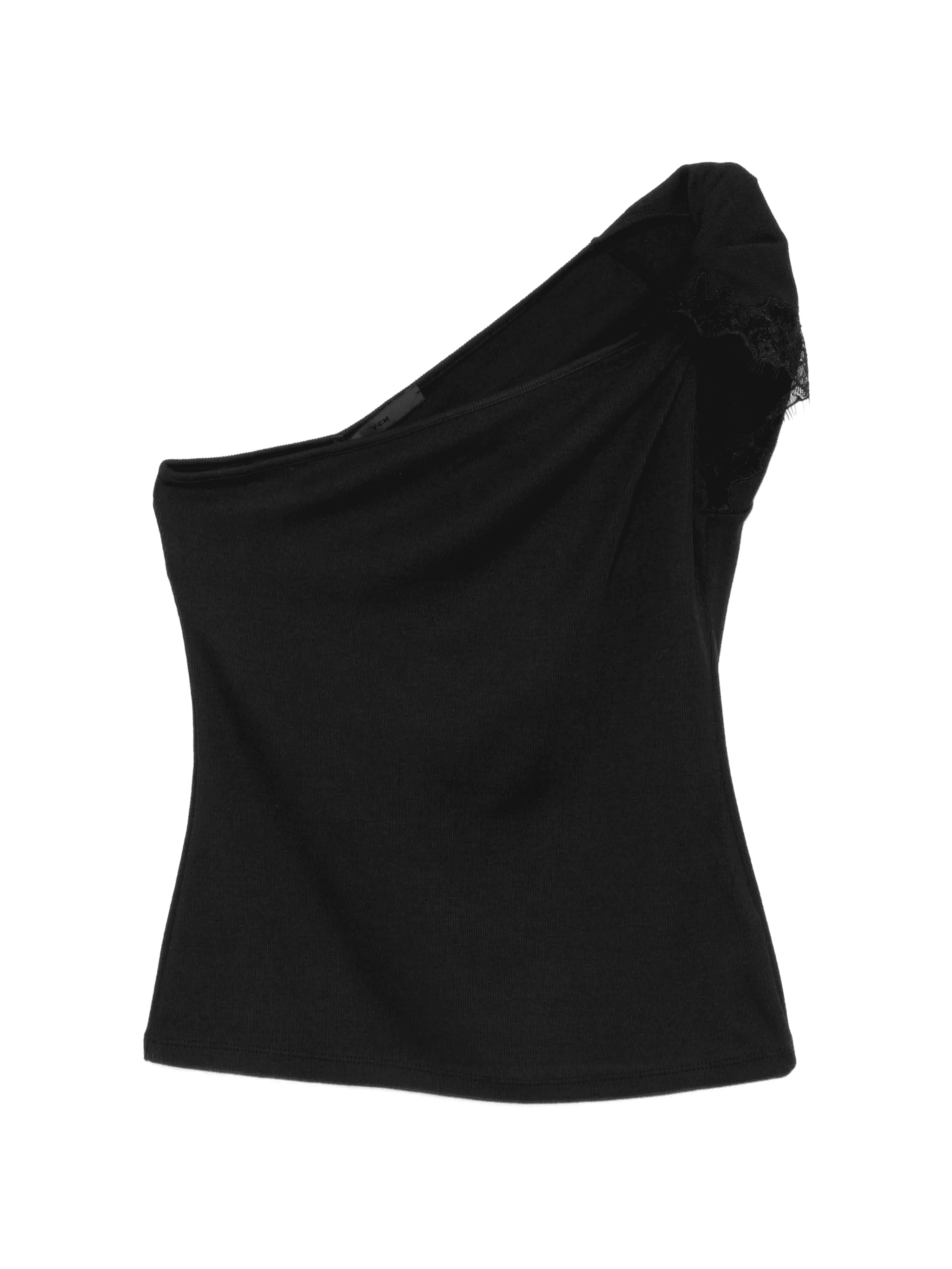 knitted one-shoulder top - Image 1