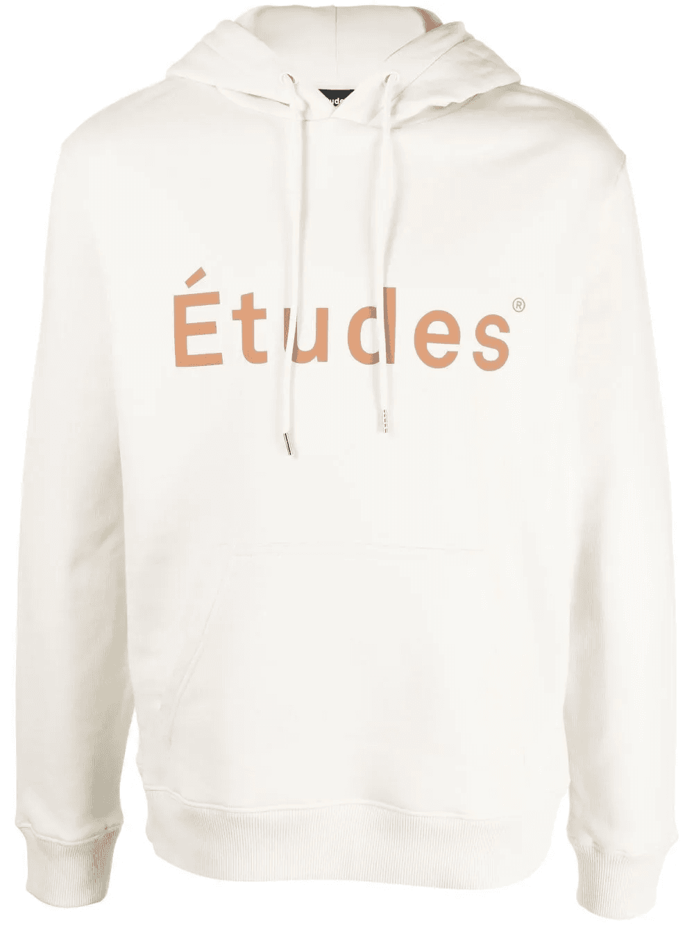 logo-print organic-cotton hoodie - Image 1