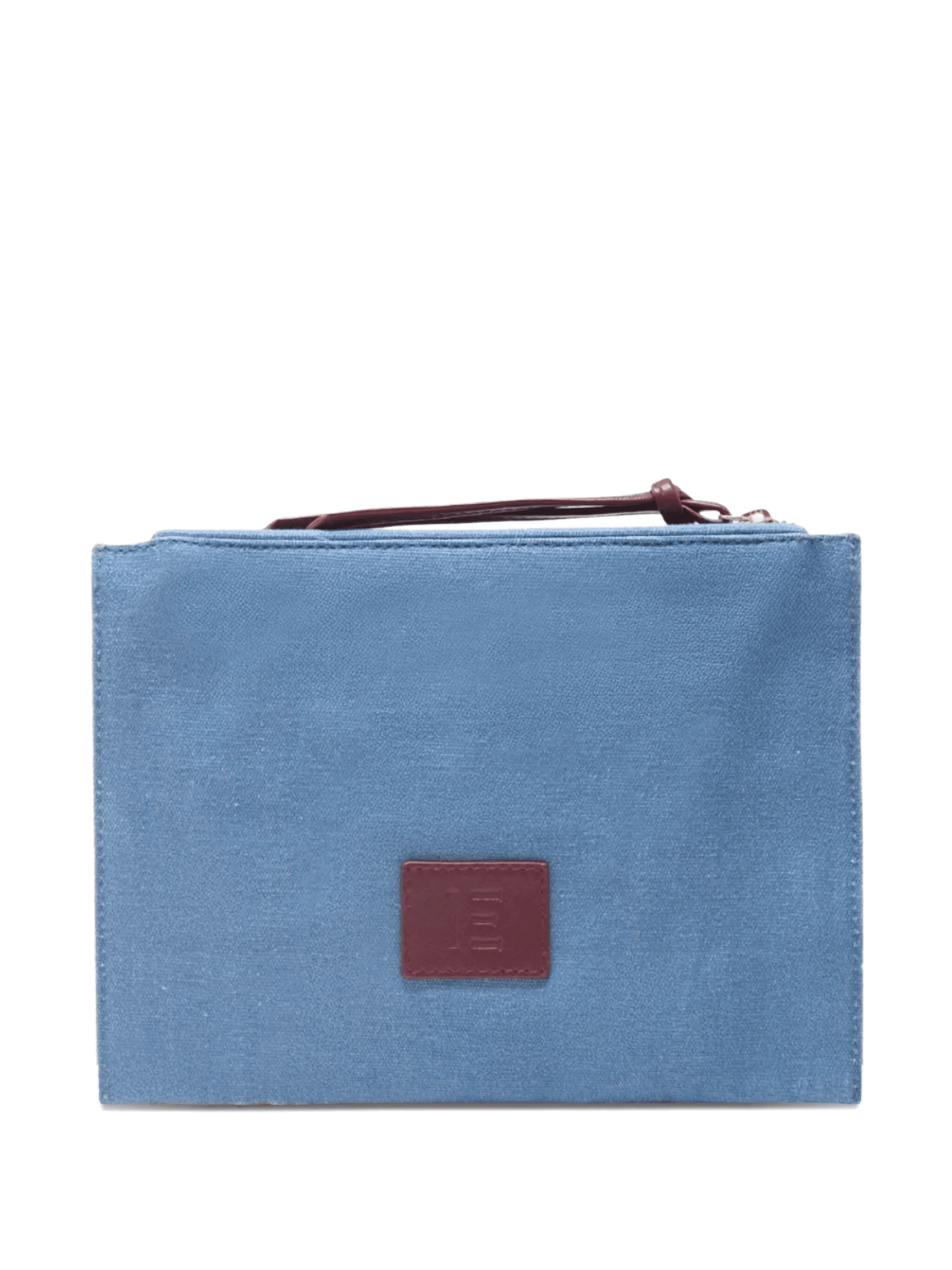 Cavale horse-embroidered clutch bag - Image 1