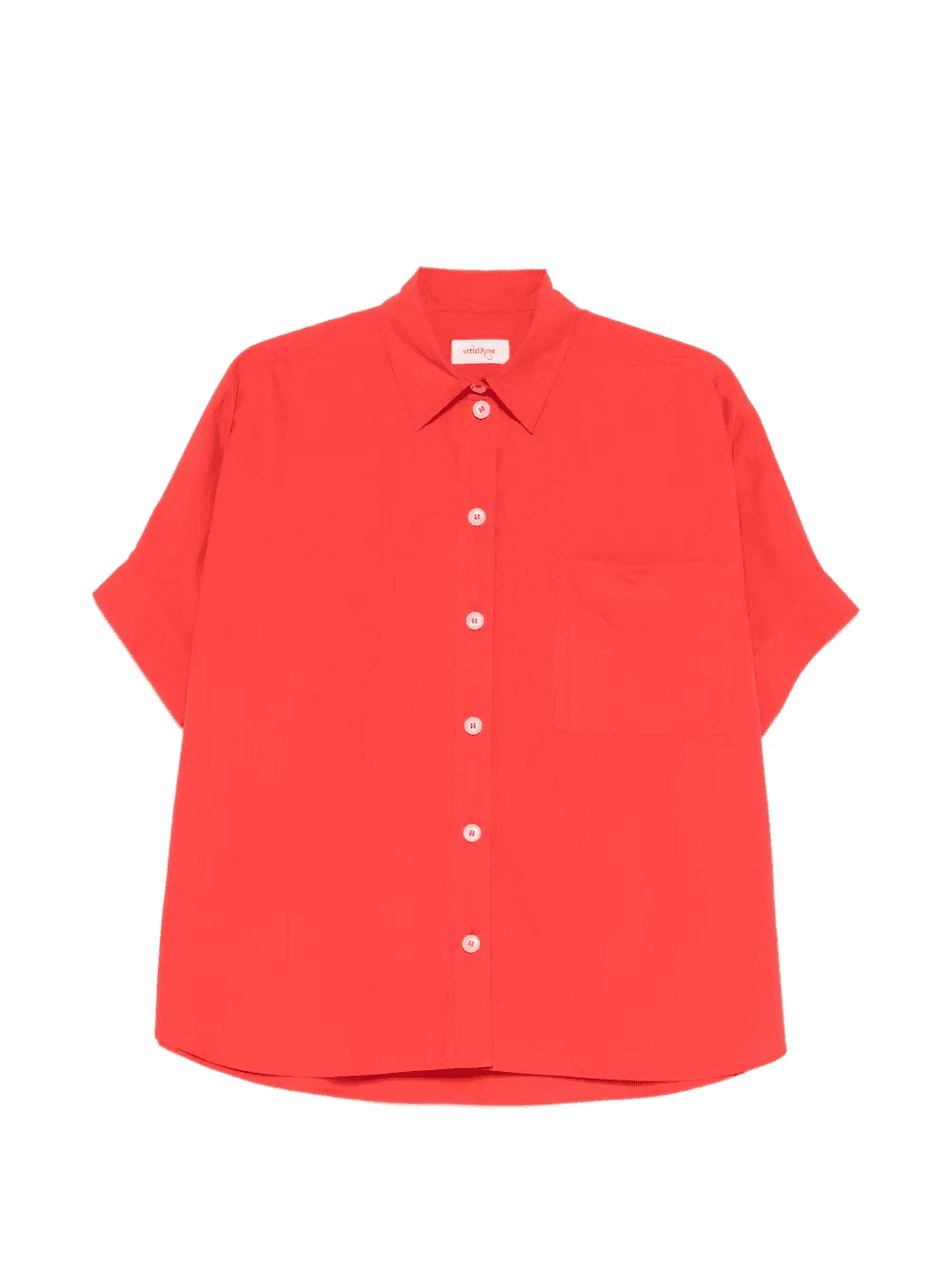 pointed-collar pocket shirt - Image 1
