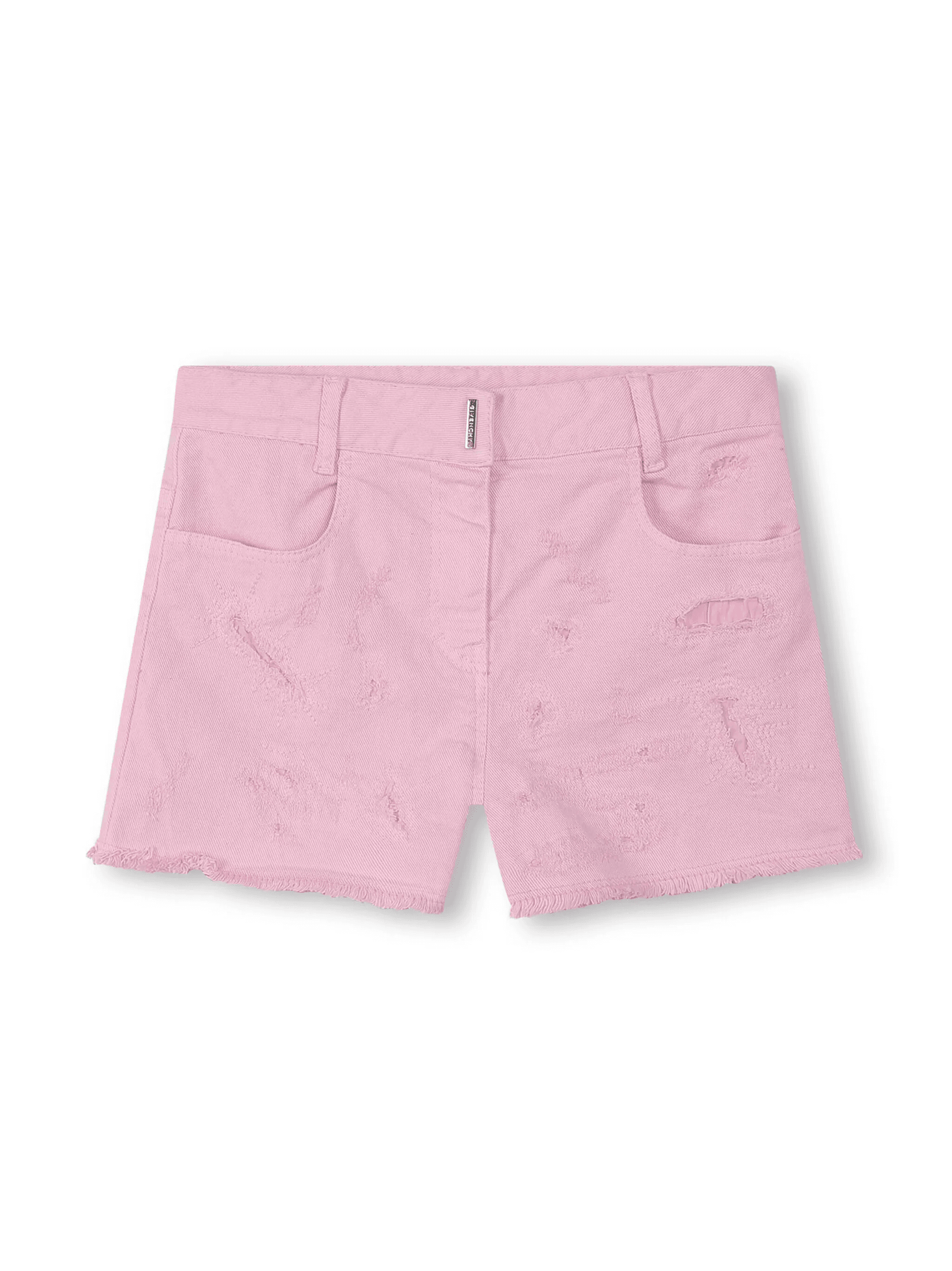 4G-plaque distressed-effect shorts - Image 1