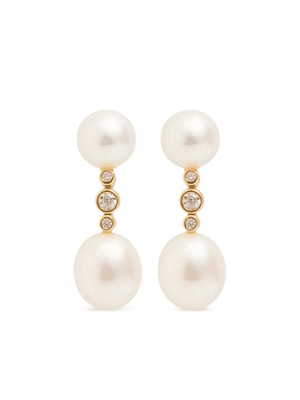 pearl-embellished earrings - Image 1