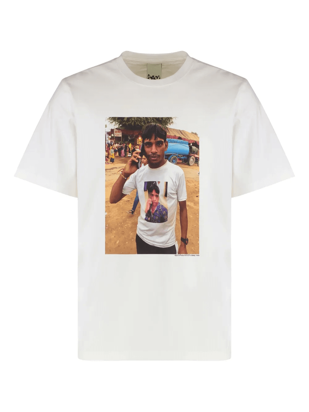 crew-neck printed T-shirt - Image 1
