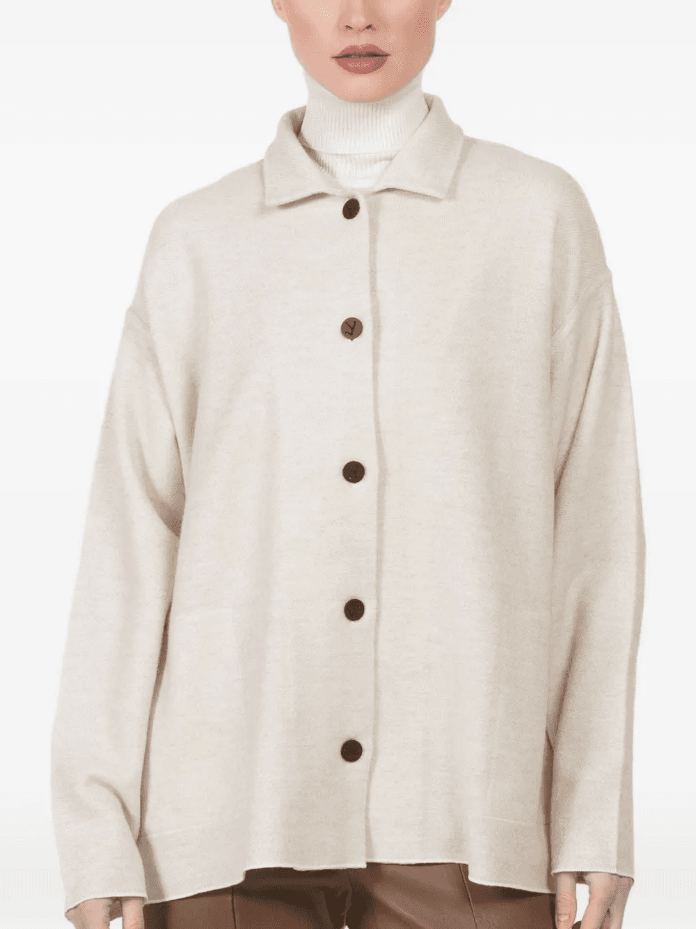 button-fastening cardigan - Image 1