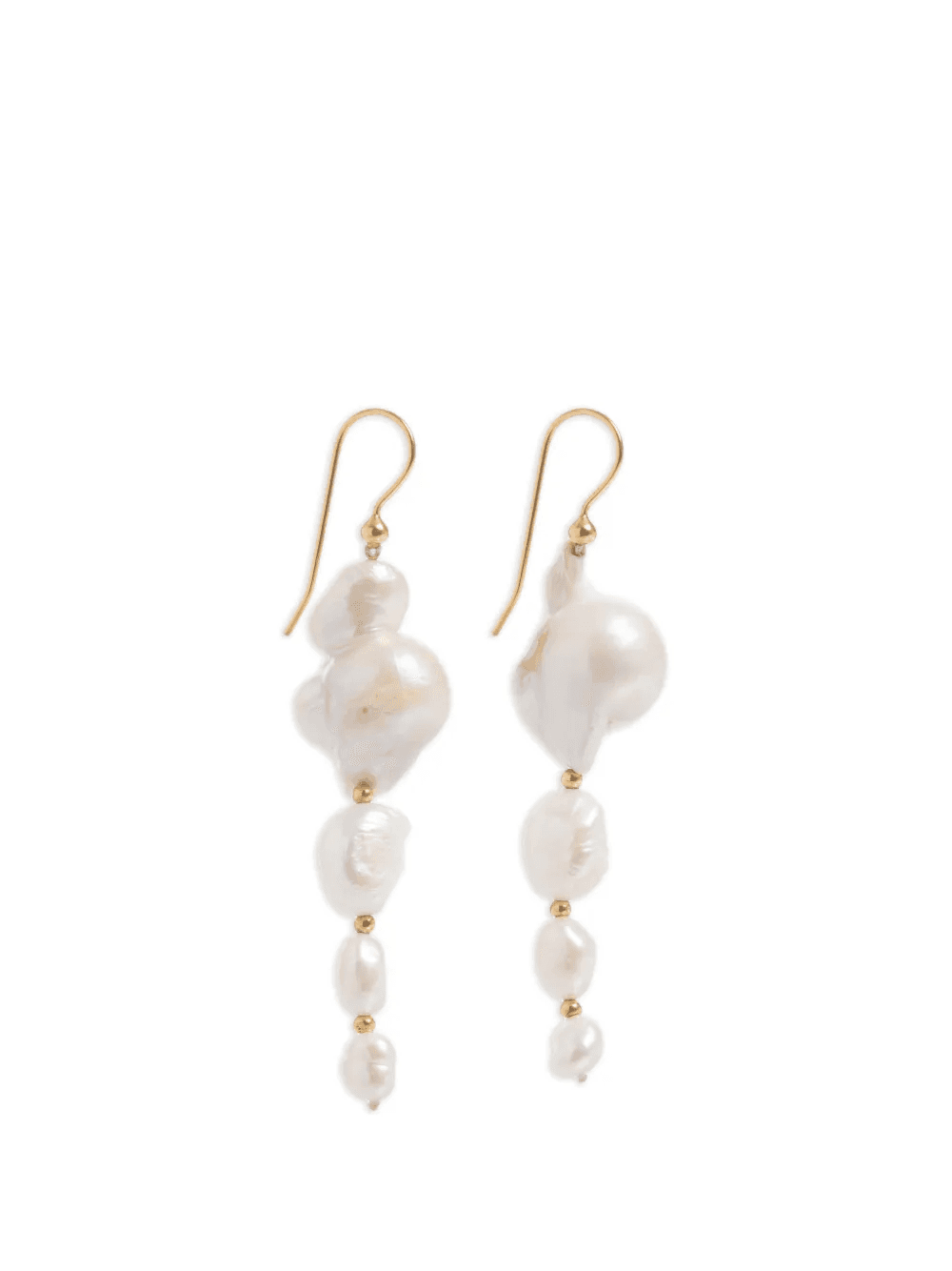 Baroque drop-design earrings - Image 1